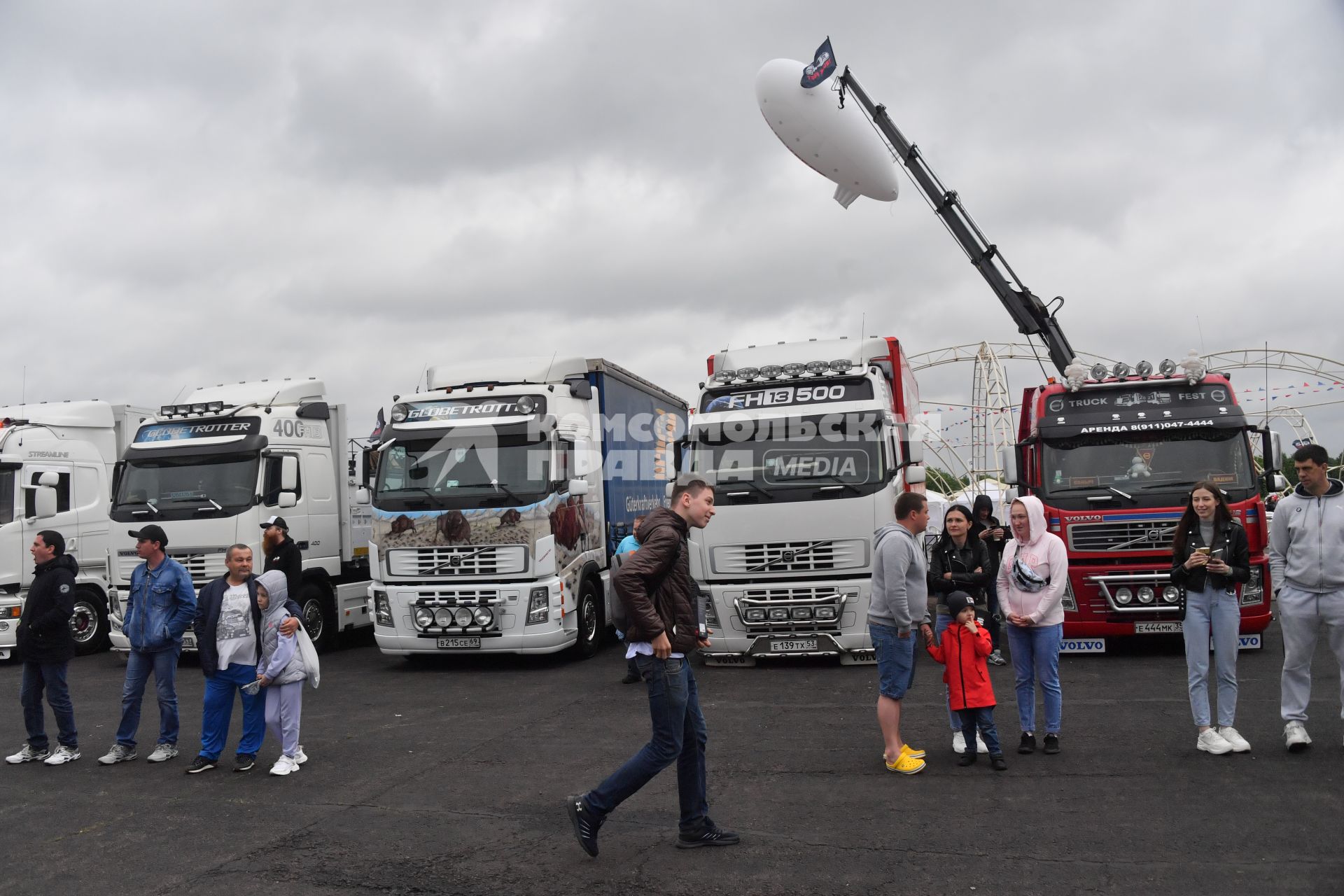 Московская область. Международный фестиваль грузового транспорта Truckfest 2021.