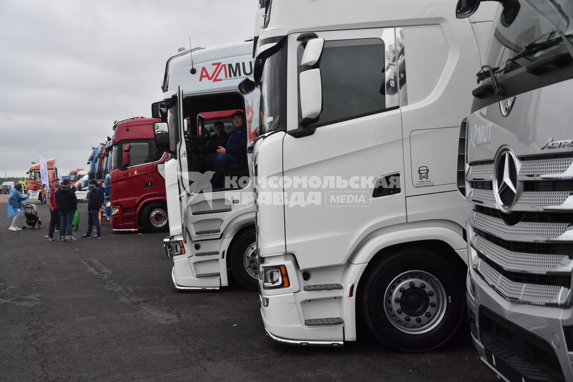 Московская область. Международный фестиваль грузового транспорта Truckfest 2021.