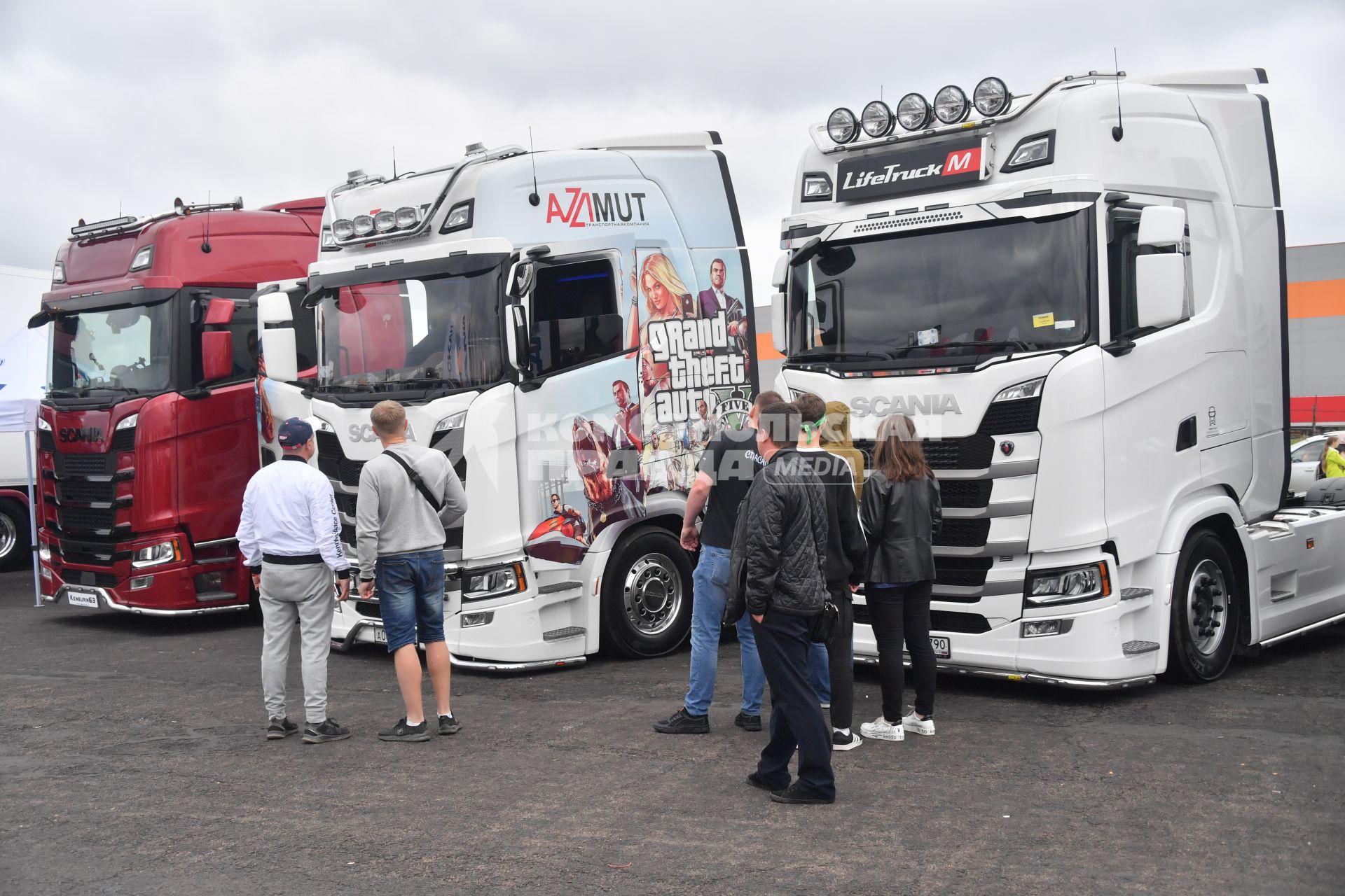 Московская область. Международный фестиваль грузового транспорта Truckfest 2021.