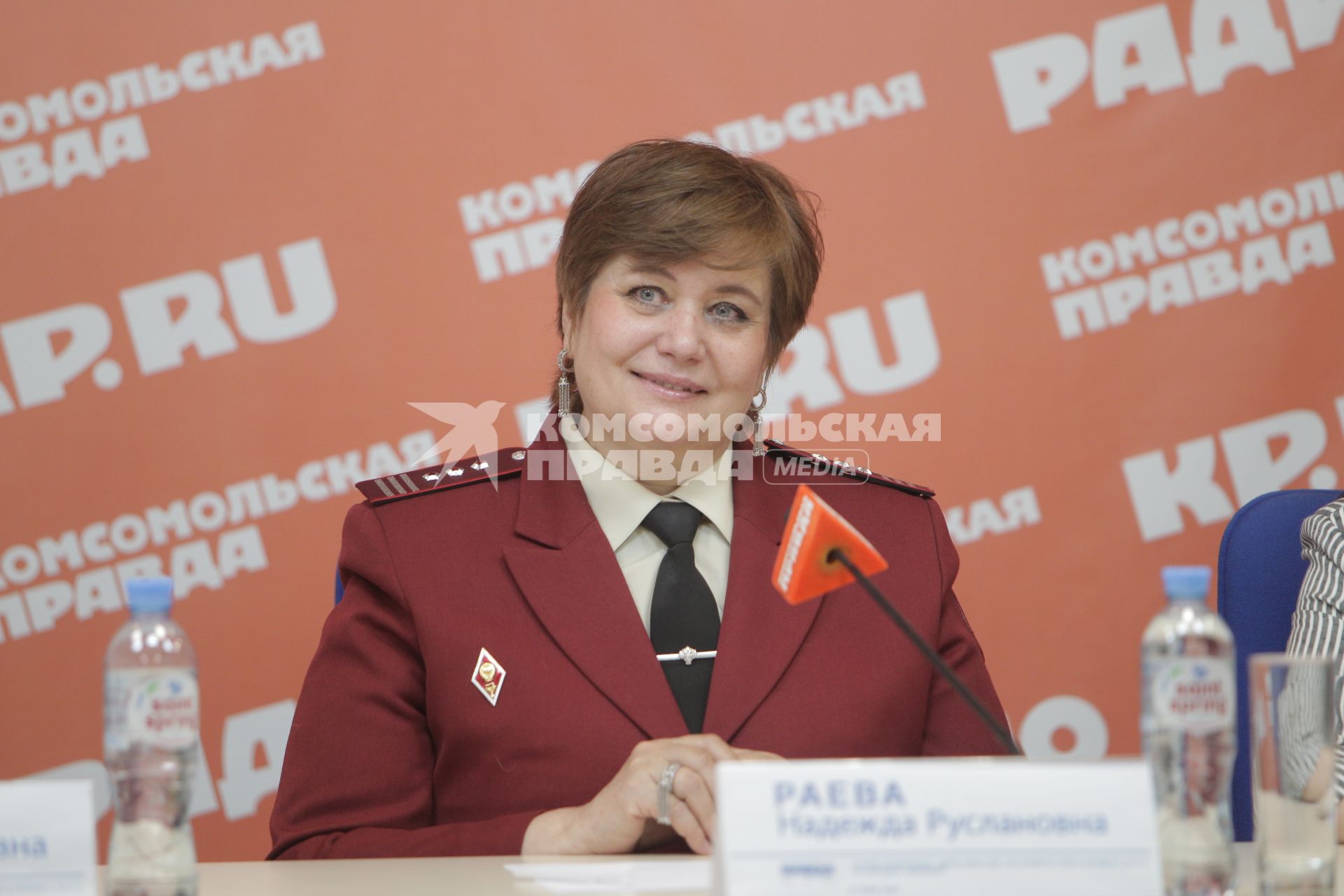 Москва. Эксперт Роспотребнадзора Надежда Раева в пресс-центре ИД Комсомольская правда`.