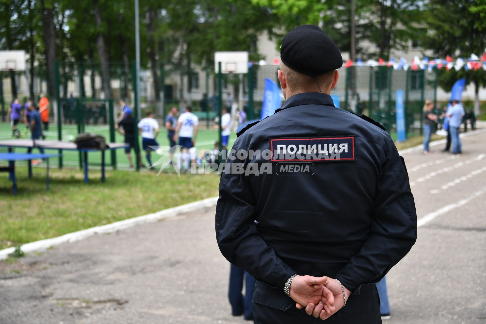 Московская область.  Сотрудник полиции в Можайской колонии для несовершеннолетних.