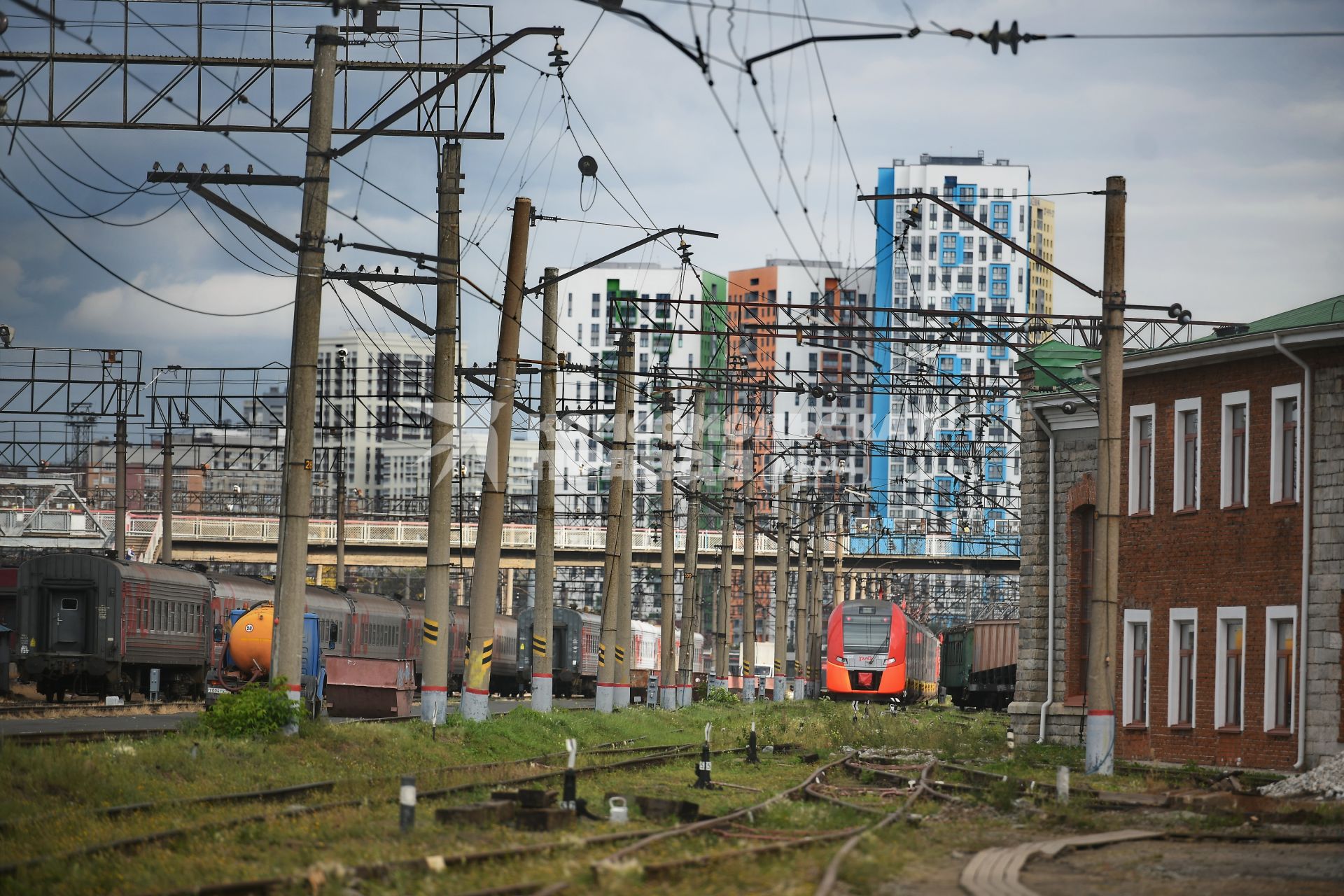 Екатеринбург. В локомотивном депо железнодорожного вокзала