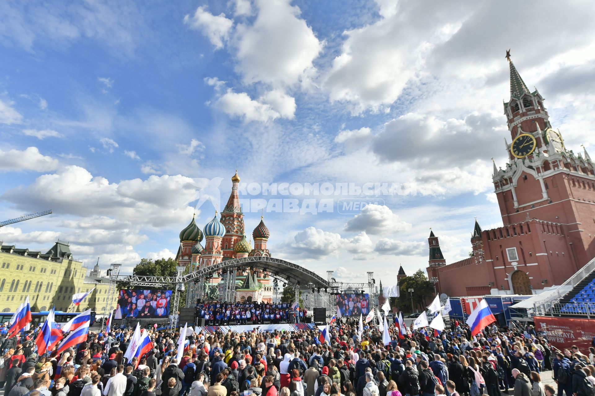 Москва.  Во время церемонии чествования команды Паралимпийского комитета России по итогам участия в XVI Паралимпийских летних играх в Токио.