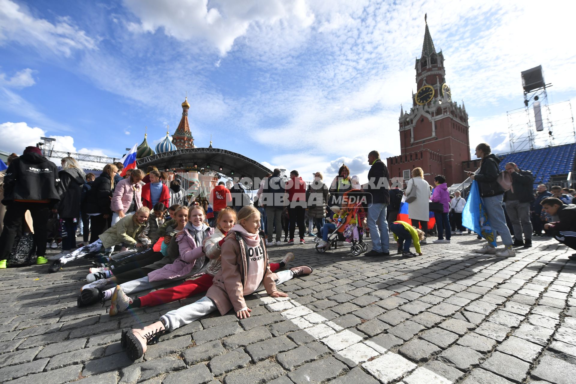 Москва.  Перед  началом церемони чествования команды Паралимпийского комитета России по итогам участия в XVI Паралимпийских летних играх в Токио.