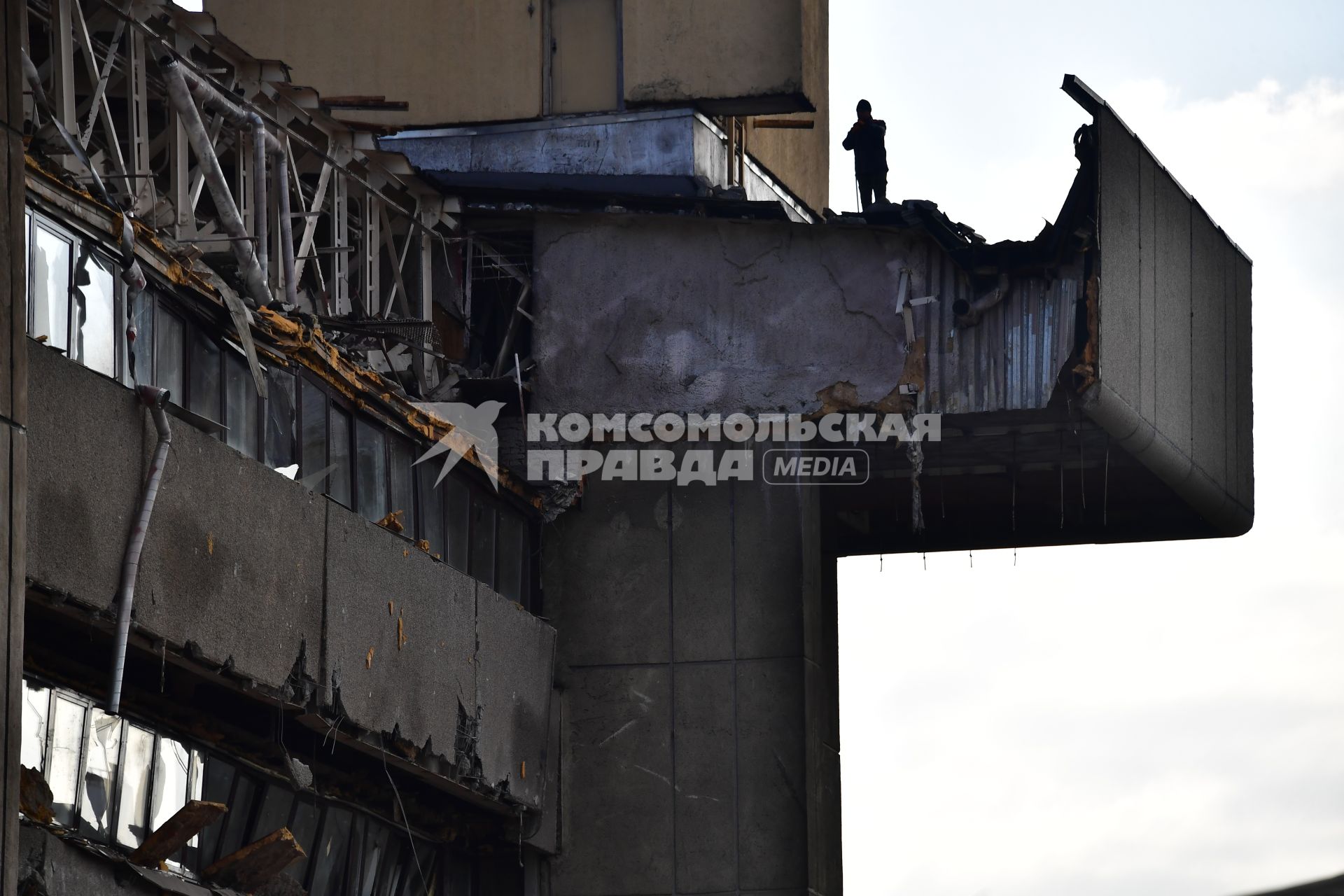 Москва.  Снос здания ледоввого дворца ЦСКА имени Всеволода Боброва на Ленинградском проспекте.