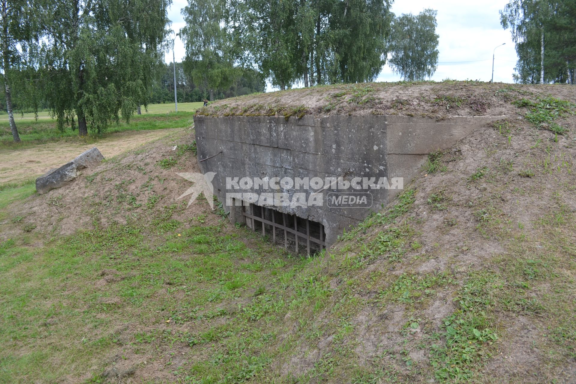 Московская область, Бородино. ДОТ времен Великой отечественной войны 1941-1945г.г. на Бородинском поле.