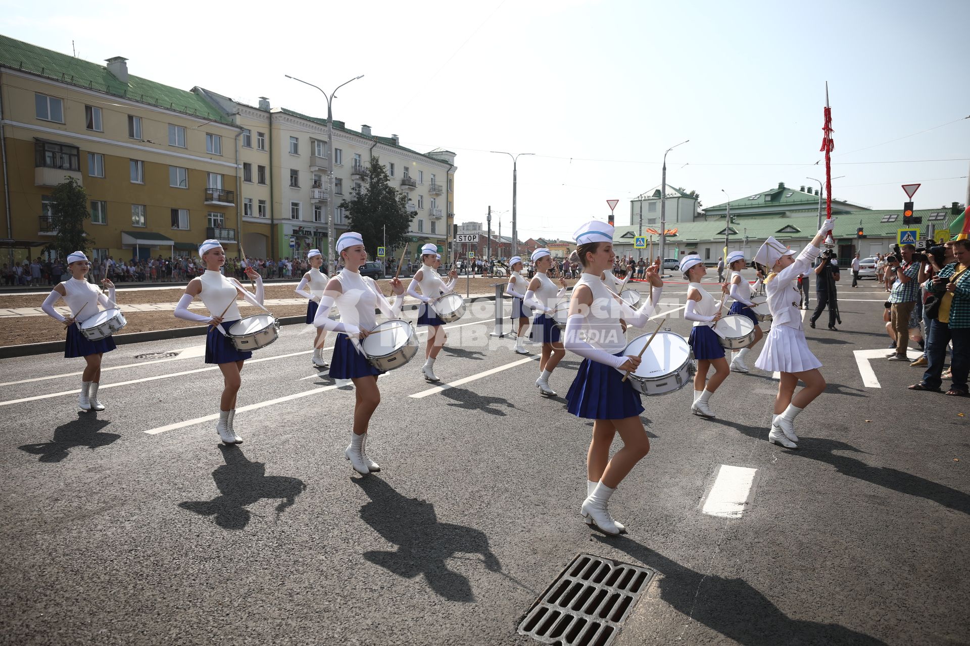 Беларусь, Витебск. На открытии улицы Гагарина после реконструкции.