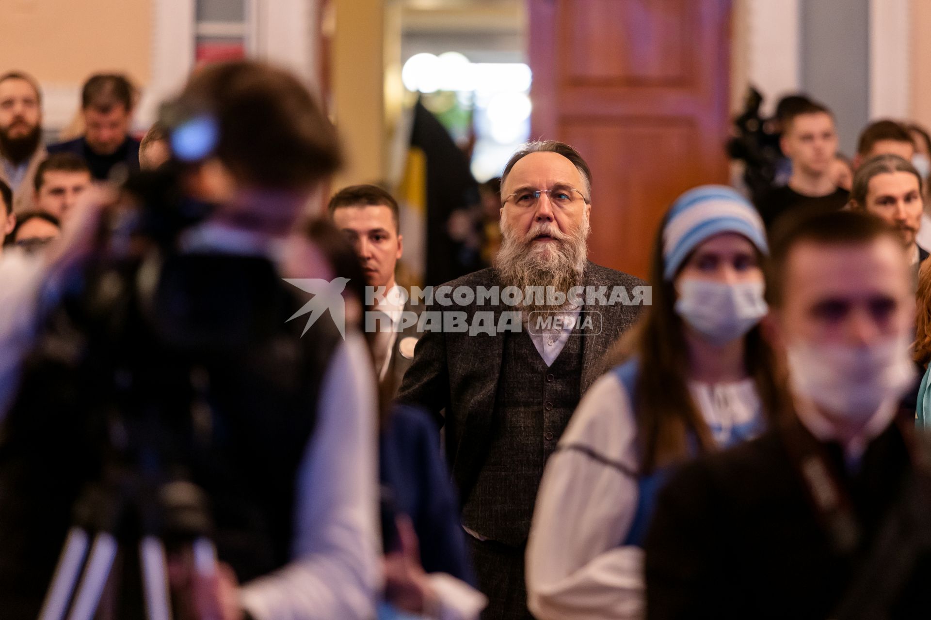 Челябинск.  Политолог, общественный деятель Александр Дугин.