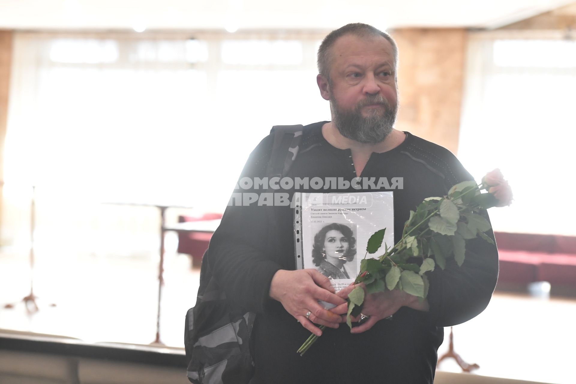 Москва. На церемонии прощания с актрисой Зинаидой Кириенко в Центральном доме кинематографистов