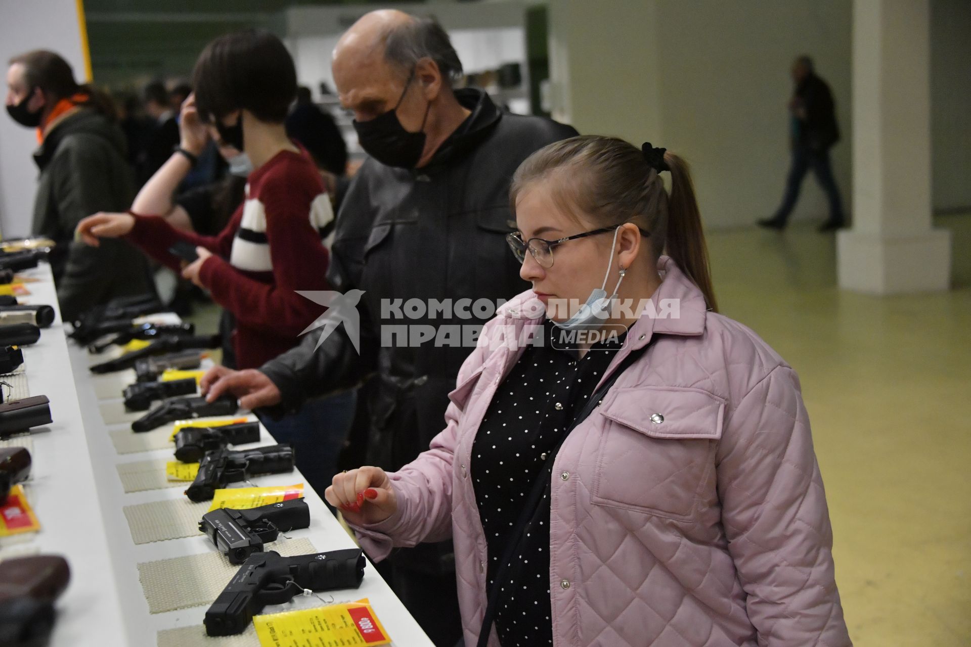 Москва. На  международной выставке `Охота и рыболовство на Руси` в ЦВК`Экспоцентр`.