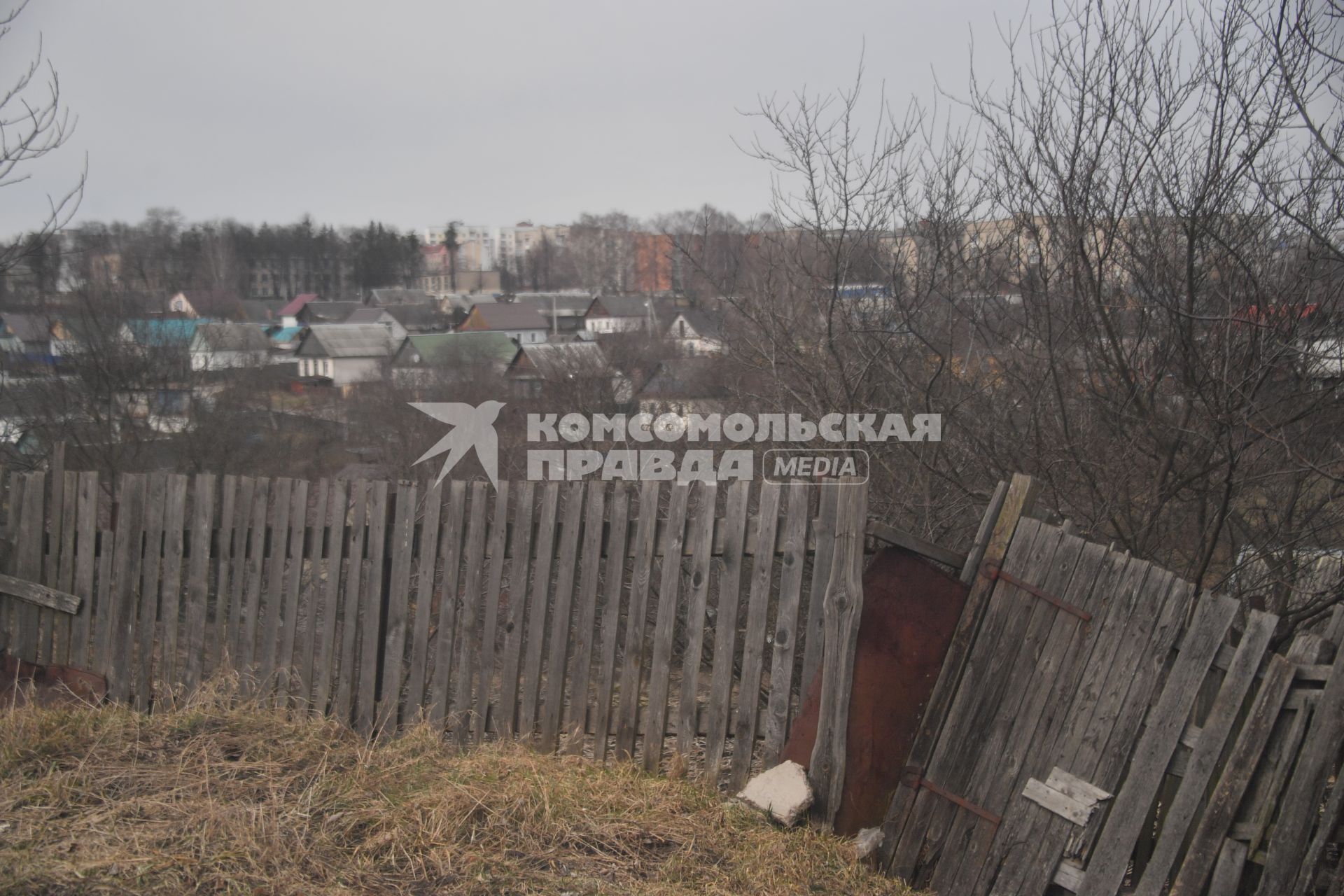 Белоруссия. Мозырь. Вид города.