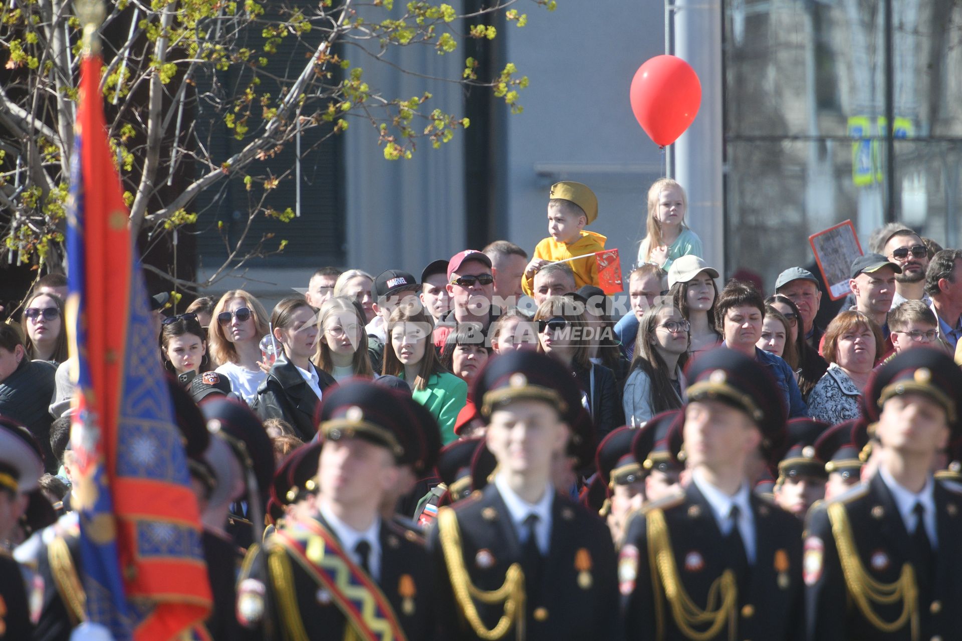 Екатеринбург. Во время военного парада в честь 77-й годовщины Победы в Великой Отечественной войне