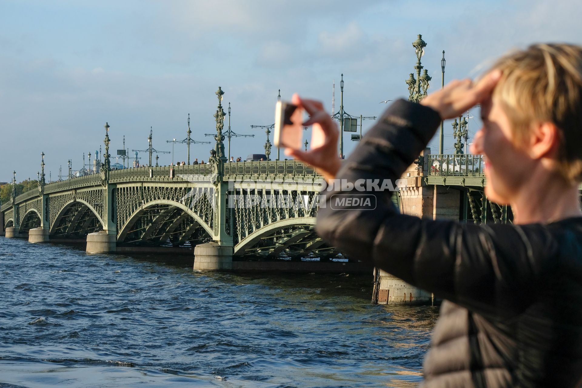 Санкт-Петербург. Вид на Троицкий мост.
