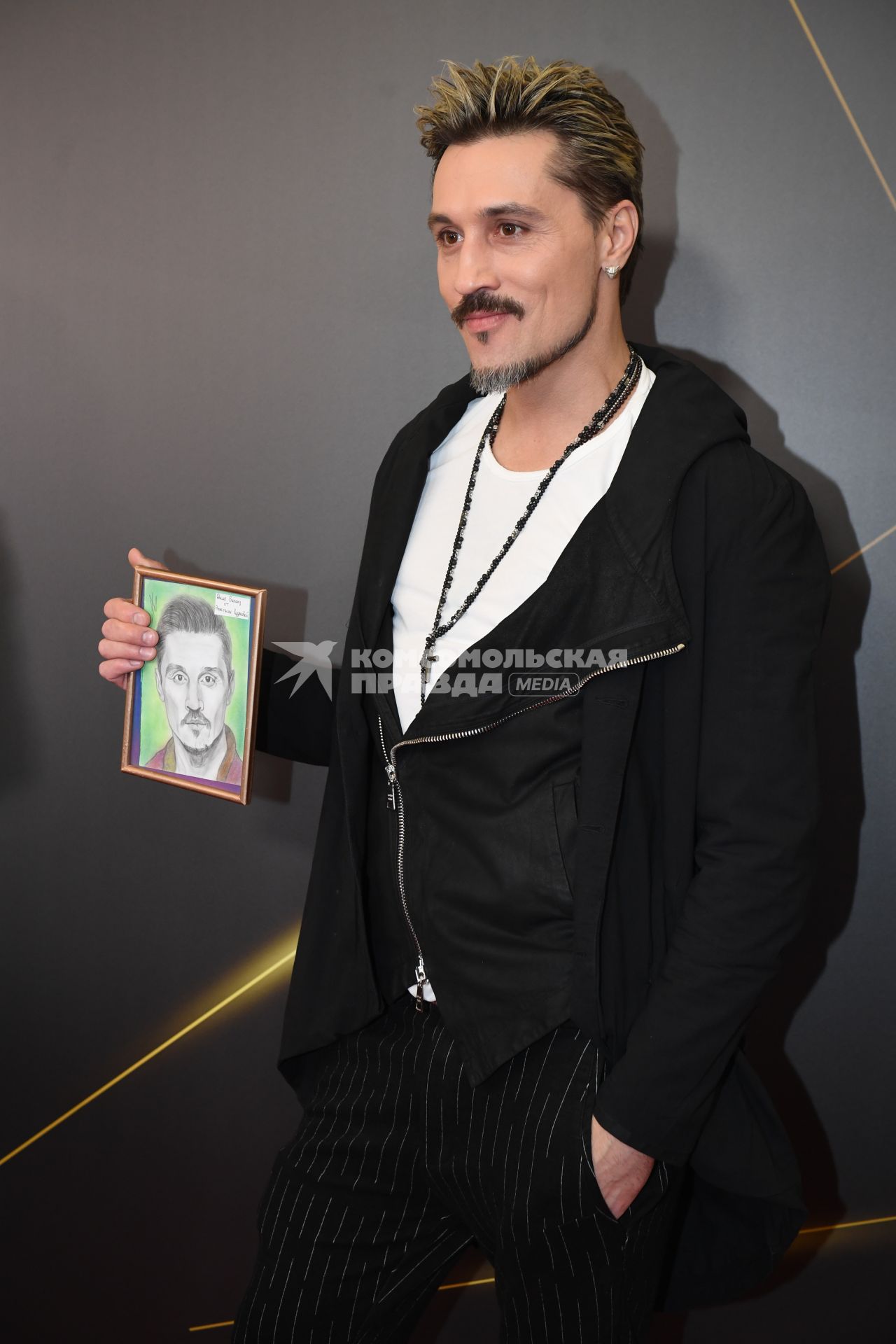 Москва. Певец Дима Билан на церемонии вручения музыкальной премии`Жара Music Awards` в концертном зале `Крокус Сити Холл`.