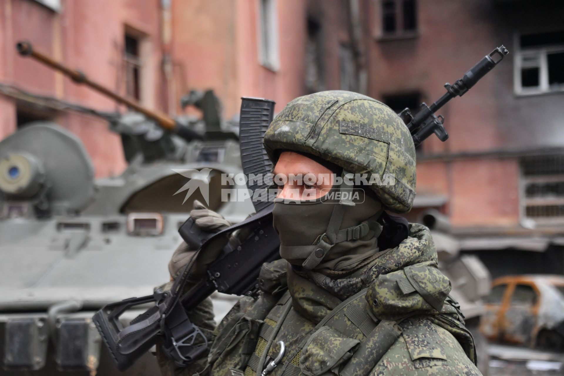 Донецкая область. г.Мариуполь. Военнослужащий ДНР.