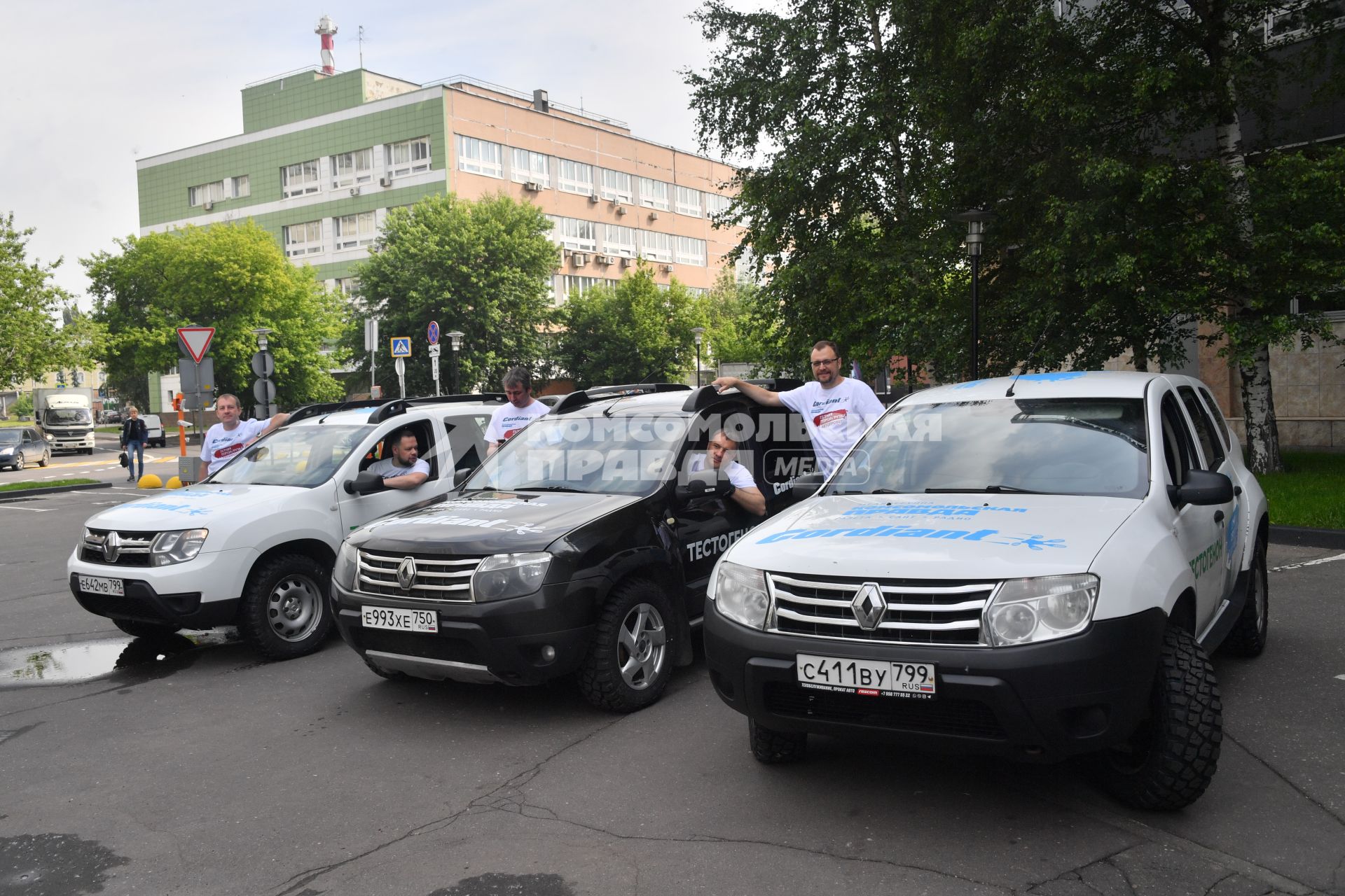 Московская область. Участники автопробега КП `Летняя перезагрузка`.