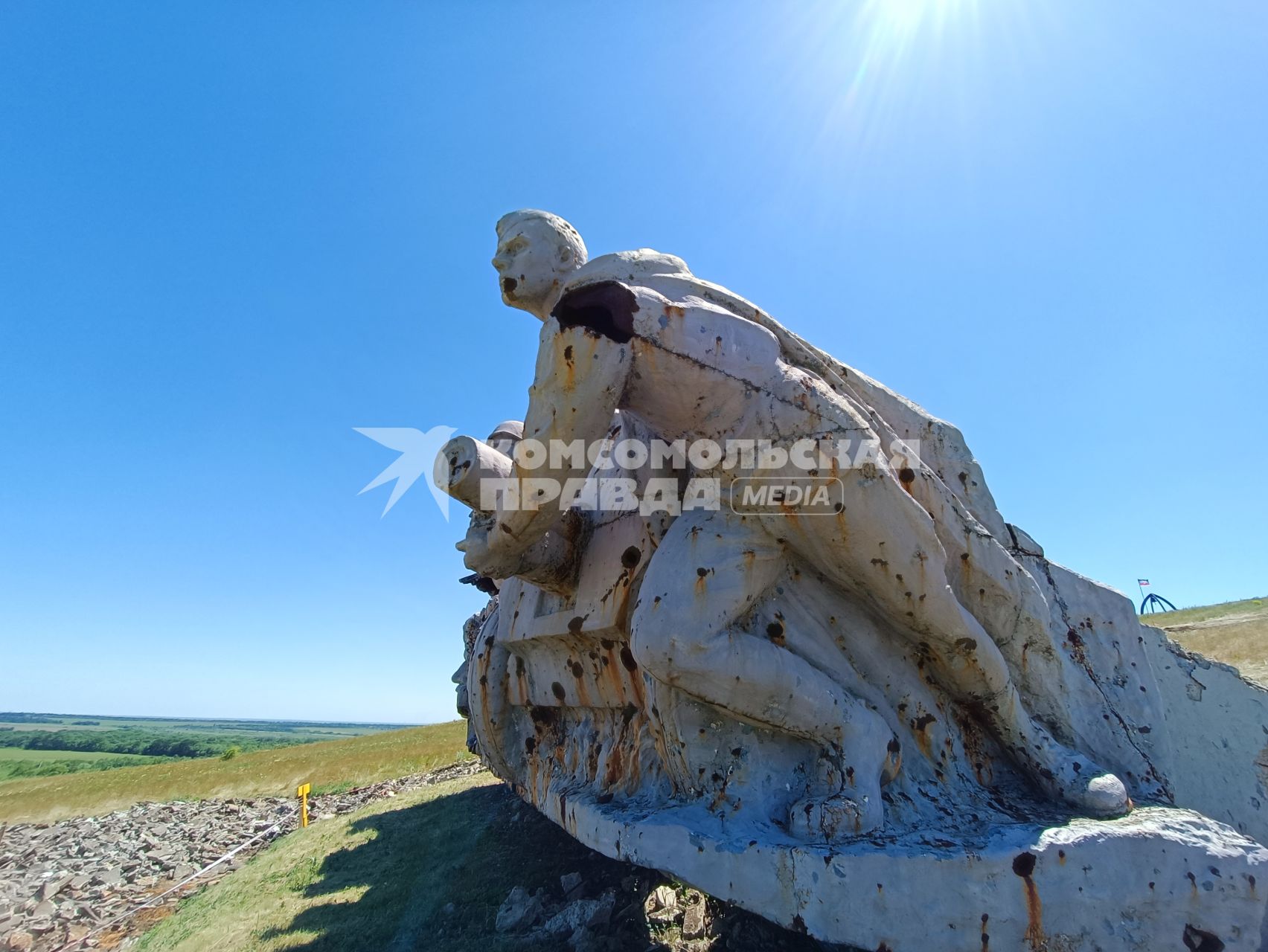 Донецкая область. Реконструкция мемориального комплекса `Саур-Могила`.