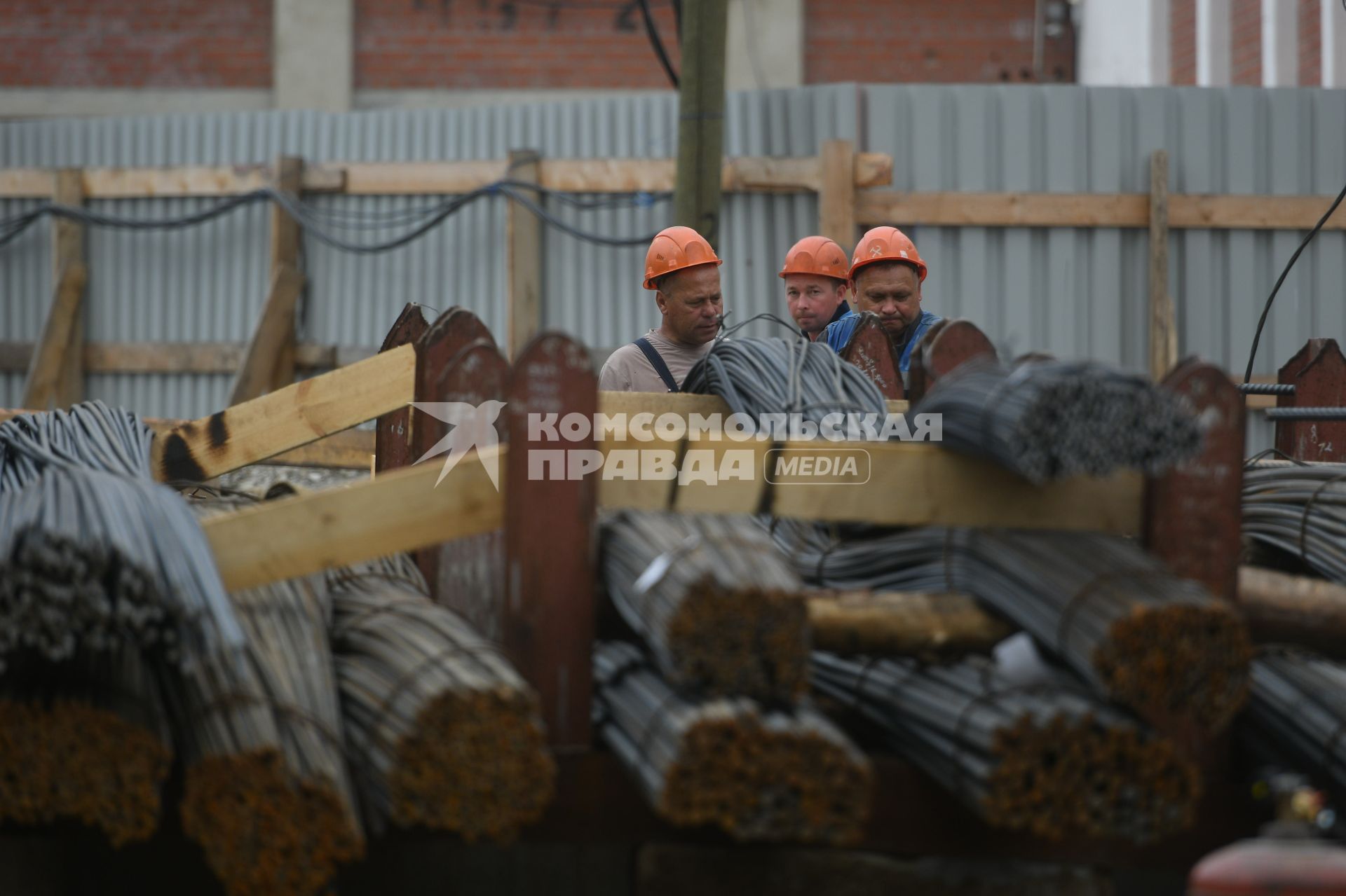 Екатеринбург. Строительная площадка жилого комплекса