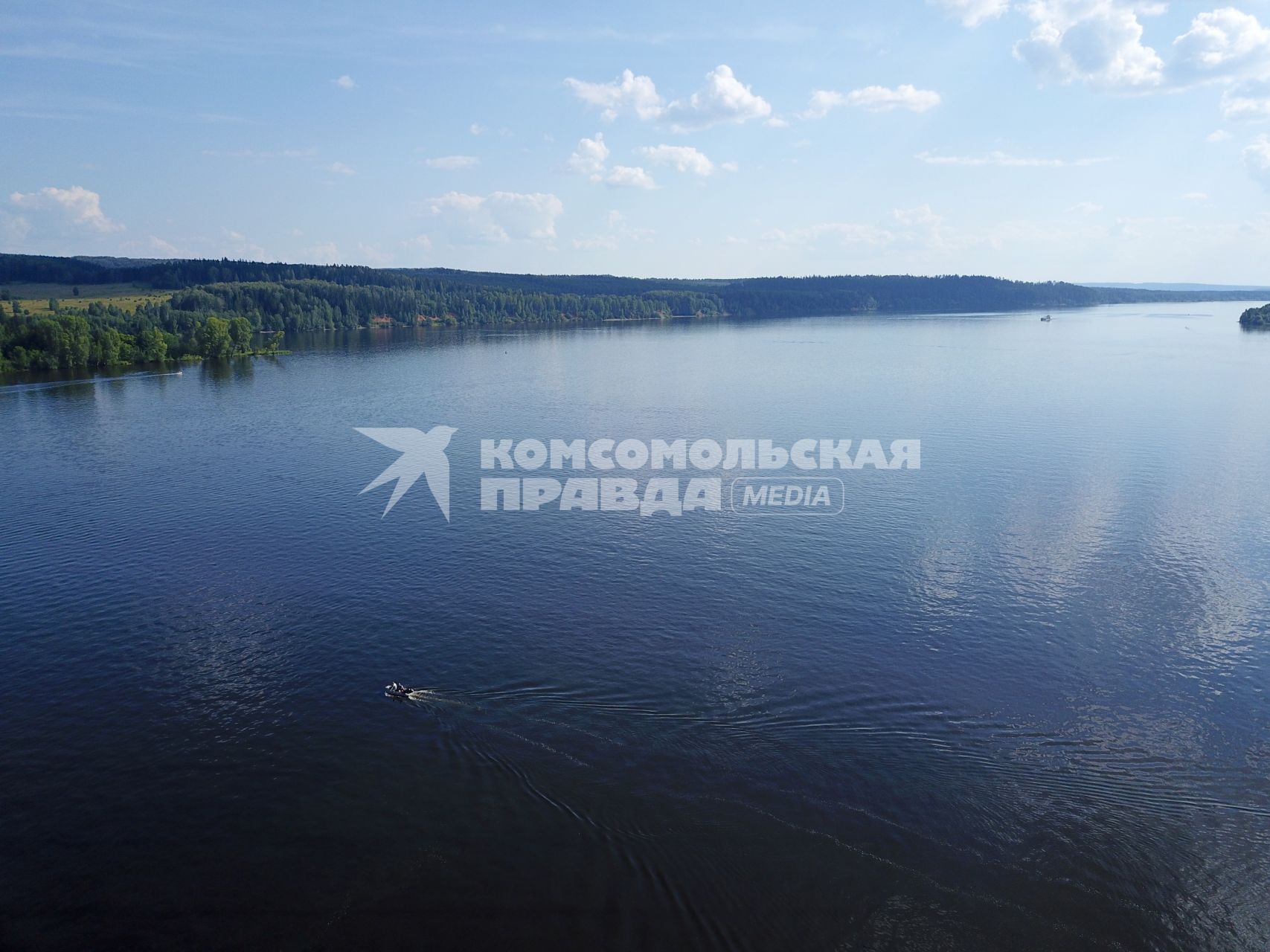 Пермская область.  Воткинское водохронилище.