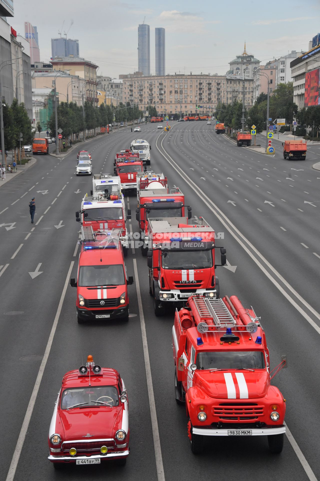 Москва. Во время III Международного пожарно-спасательного конгресса.