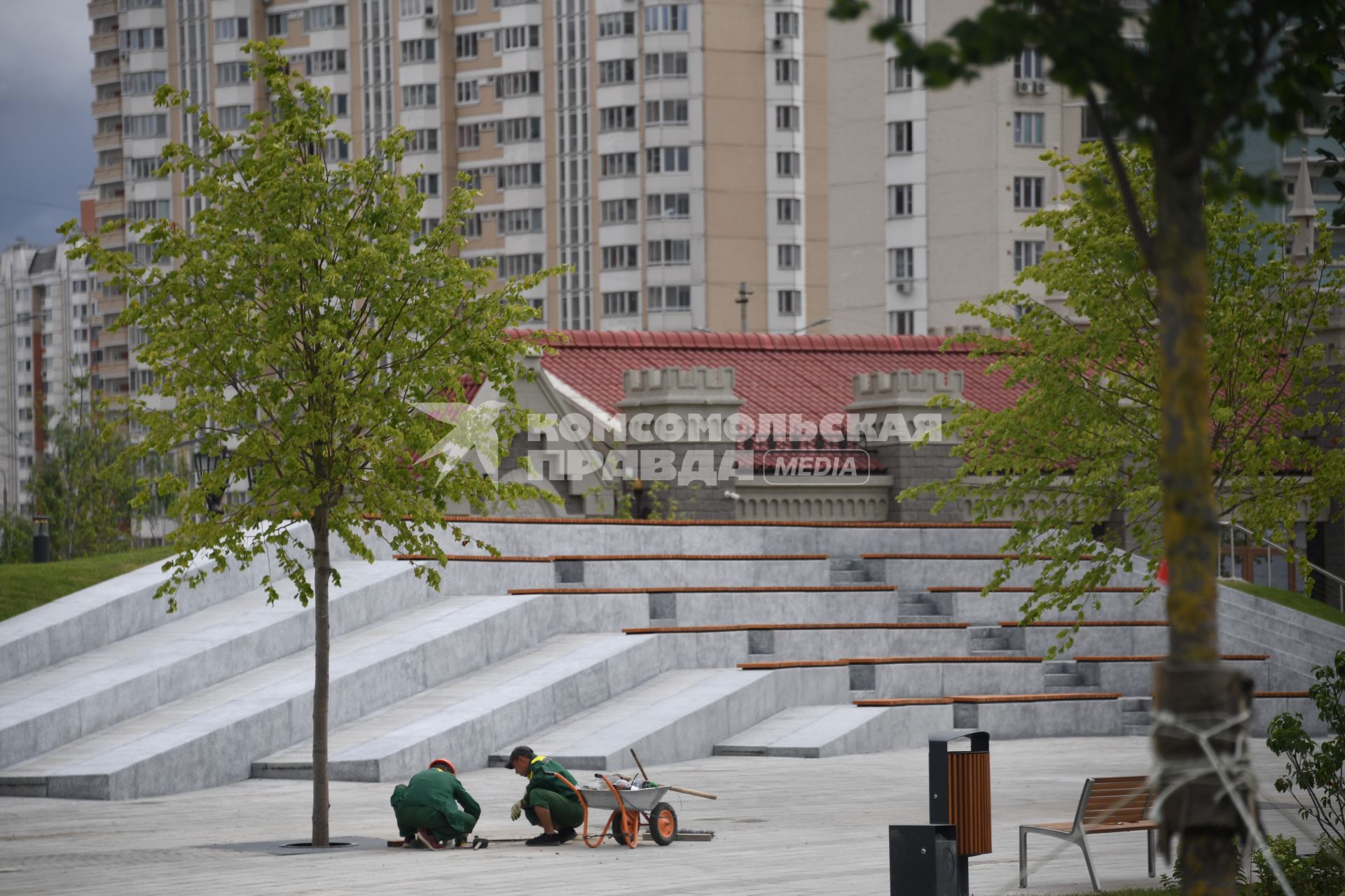 Москва. Парк рядом с ТПУ `Некрасовка`.