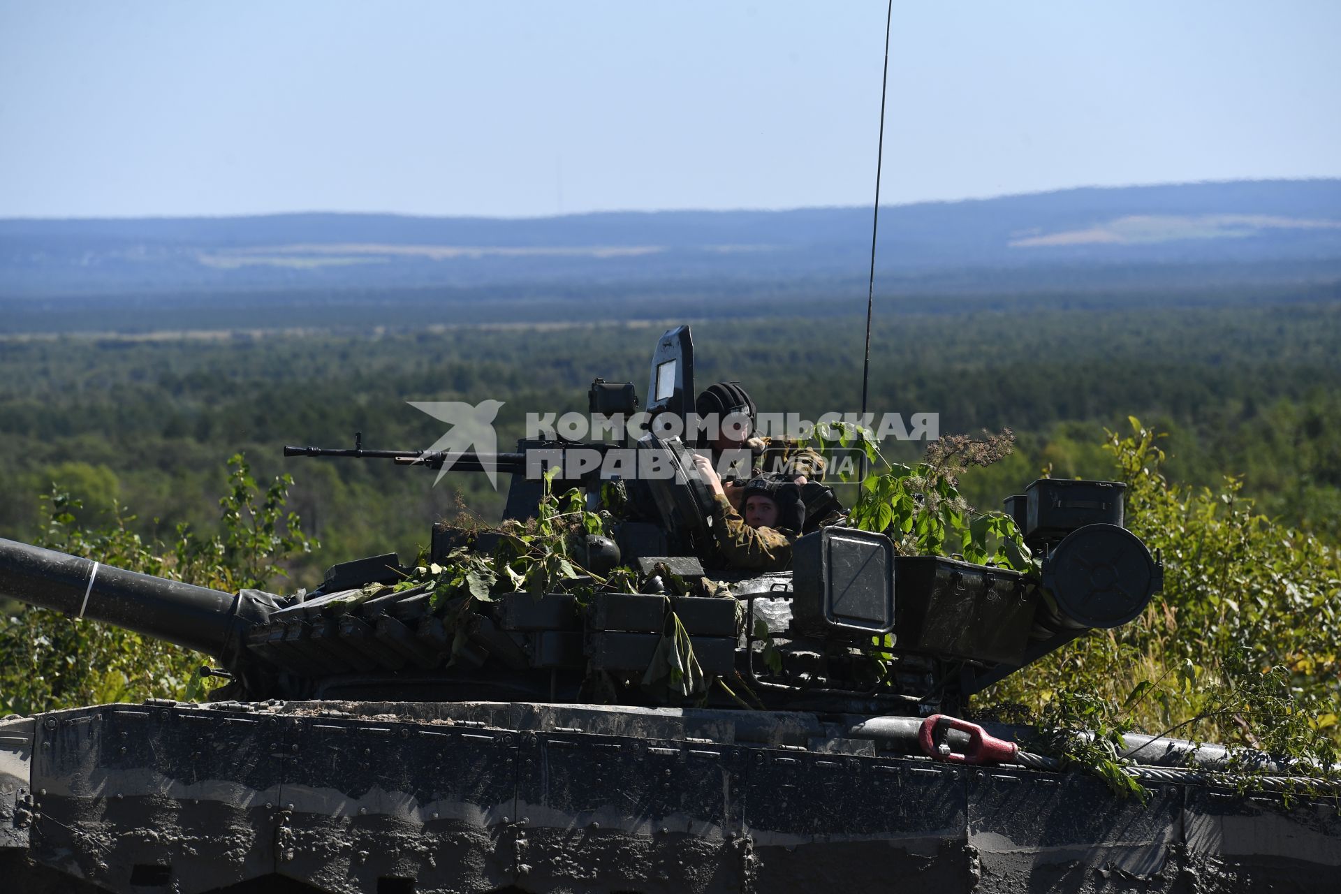 Россия. Приморский край. Военнослужащие  во время стратегических командно-штабных учений (СКШУ) \"Восток-2022\" .