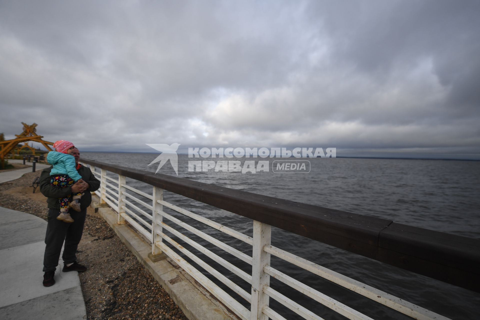 Ивановская область. г.Юрьевец. Вид на городскую набережную.