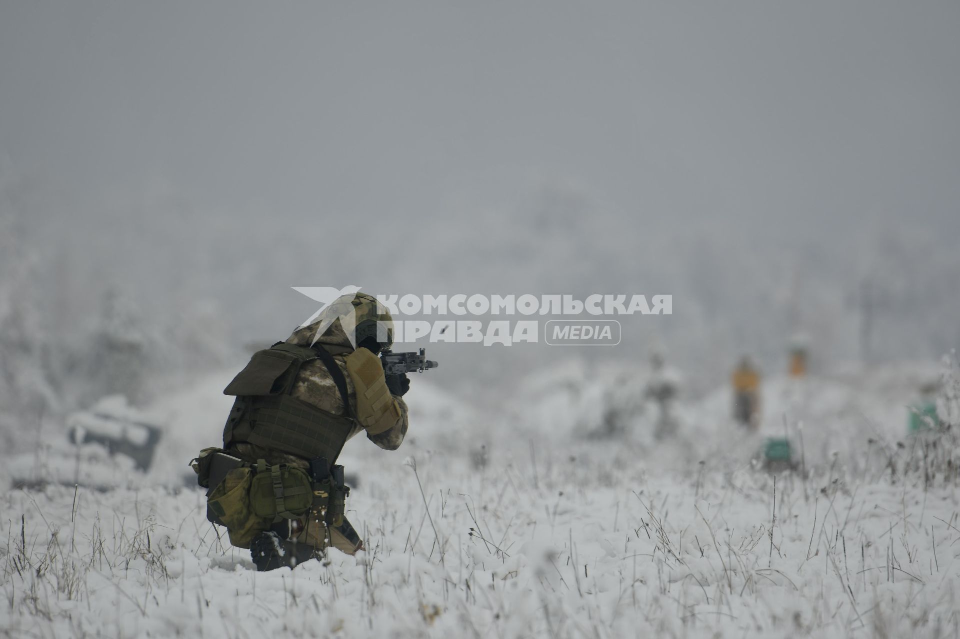 Свердловская область. Еланский военный учебный центр. Тренровка разведывательного подразделения. Граждане призваные из запаса, во время частичной мобилизации, проходят огневую подготовку на стрельбище. Президент РФ Владимир Путин 21 сентября подписал указ о проведении в стране частичной мобилизации