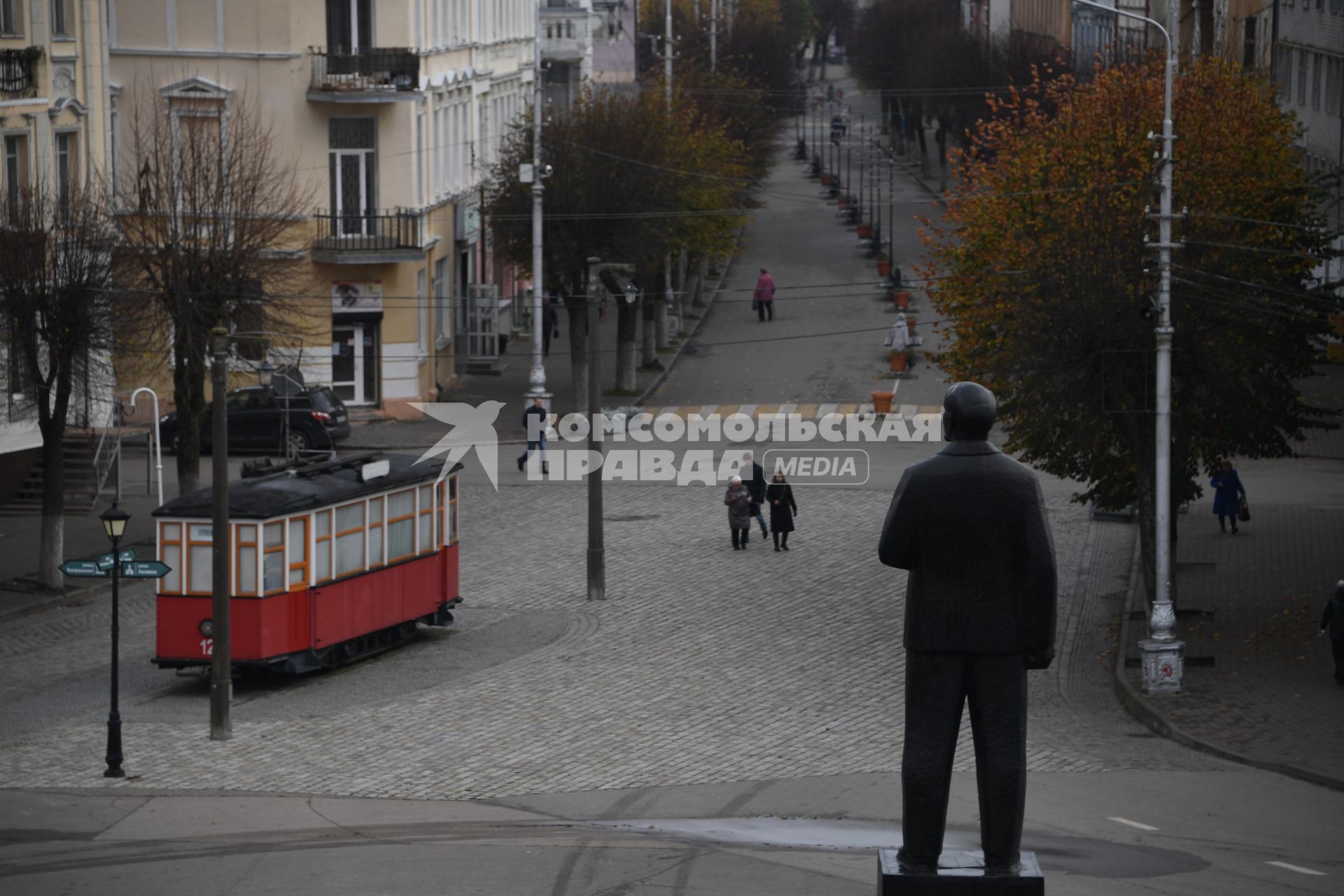 Калининградская область. Советск. Вид на одну из улиц города.