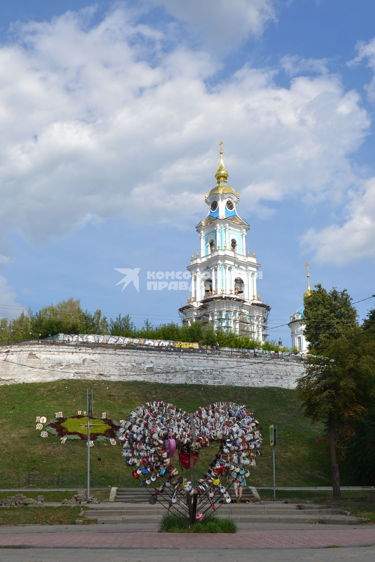 Кострома. Восстанавливаемый Богоявленский собор Кремля.