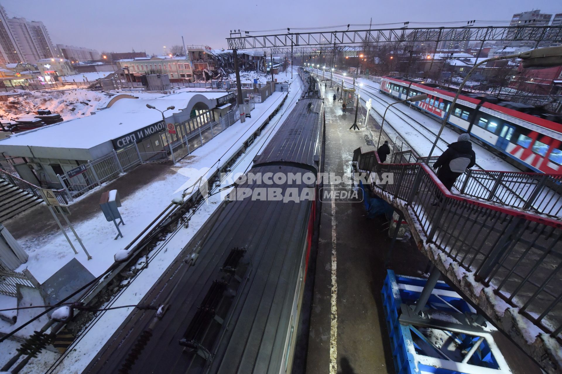 Москва. Станция `Серп и Молот` Горьковского направления МЖД.