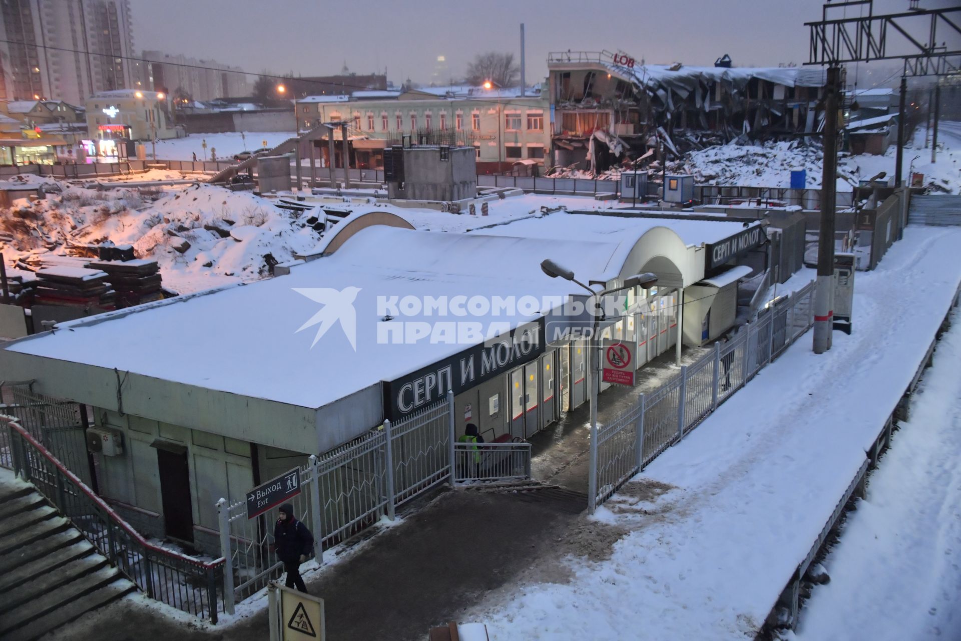 Москва. Станция `Серп и Молот` Горьковского направления МЖД.