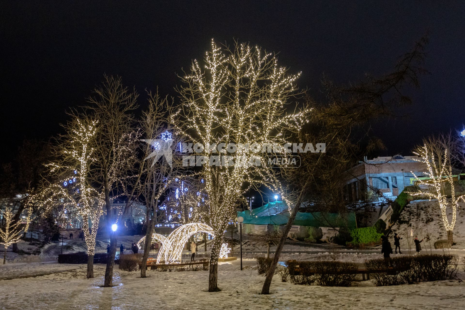 Рязань. Новогоднее украшение улицы.