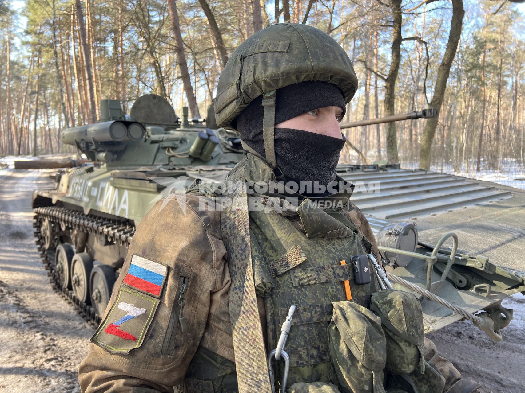 Луганская область. Военнослужащий Сергей 76-й гвардейской воздушно-десантной дивизии на Сватовском направлении под Кременной.