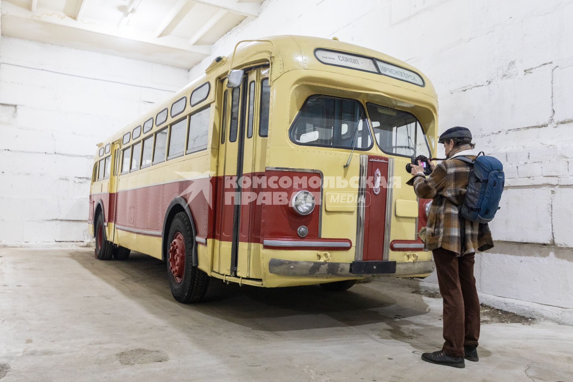 Москва. Автобус ЗИС-154, представленный в фонде хранения коллекции Музея транспорта Москвы.