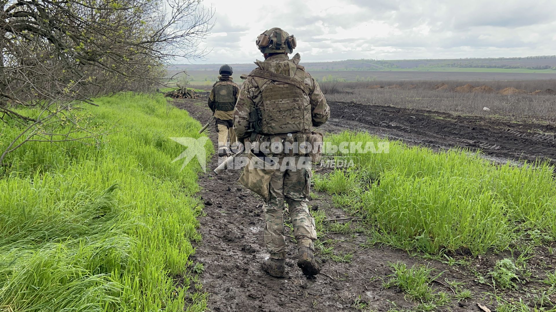 Запорожская область. Военнослужащие Отдельного разведбата 19-й мотострелковой дивизии.