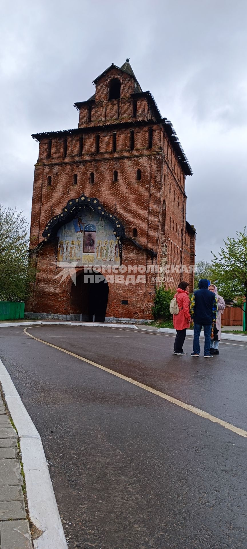 Московская область. г.Коломна. Пятницкие ворота Коломенского кремля.