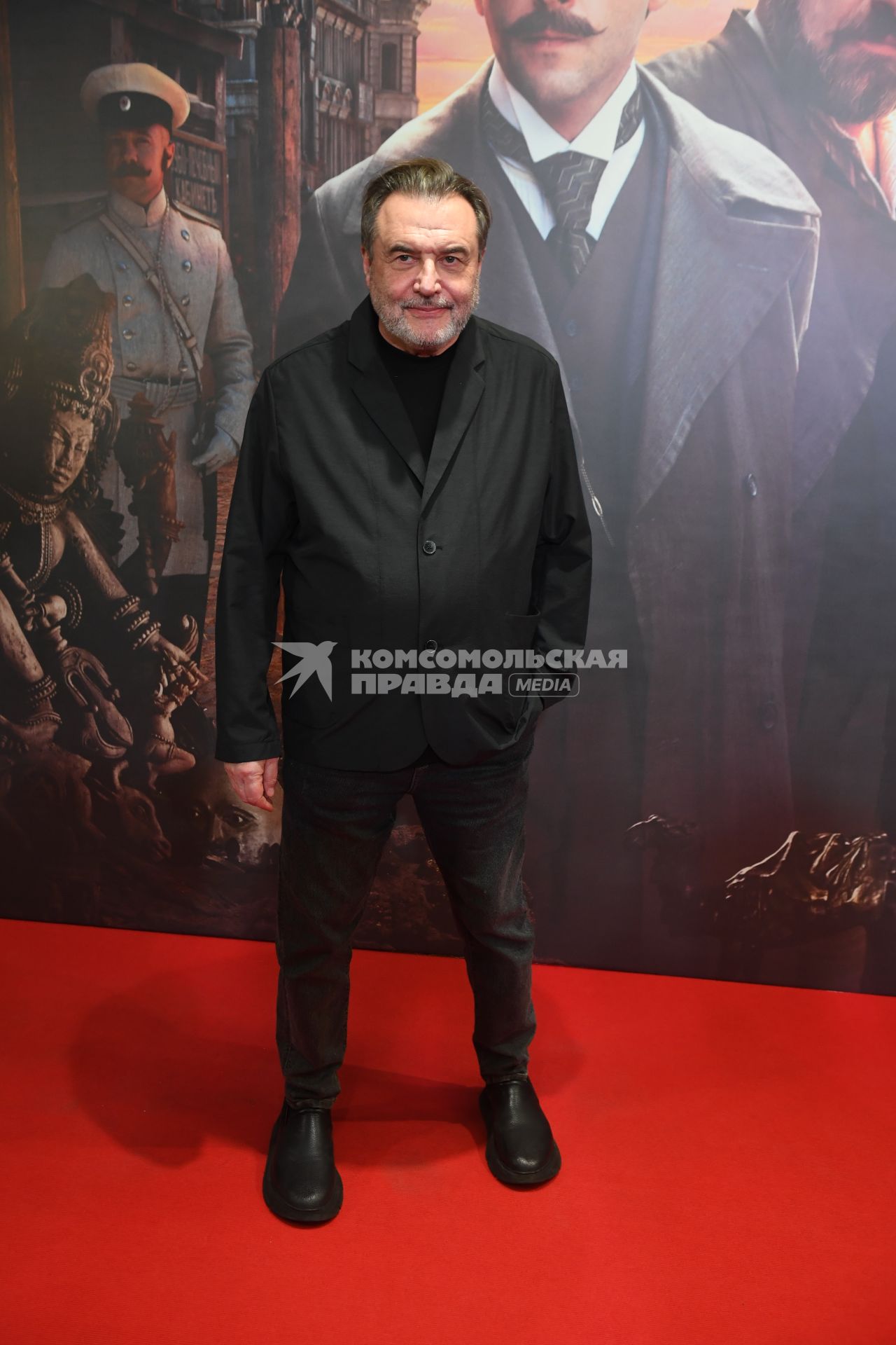 Москва. Режиссер Алексей Учитель на премьере фильма `Хитровка. Знак четырех` в кинотеатре `Октябрь`.