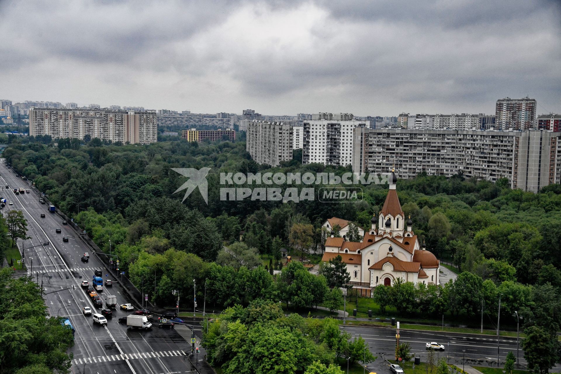 Москва.   Вид.