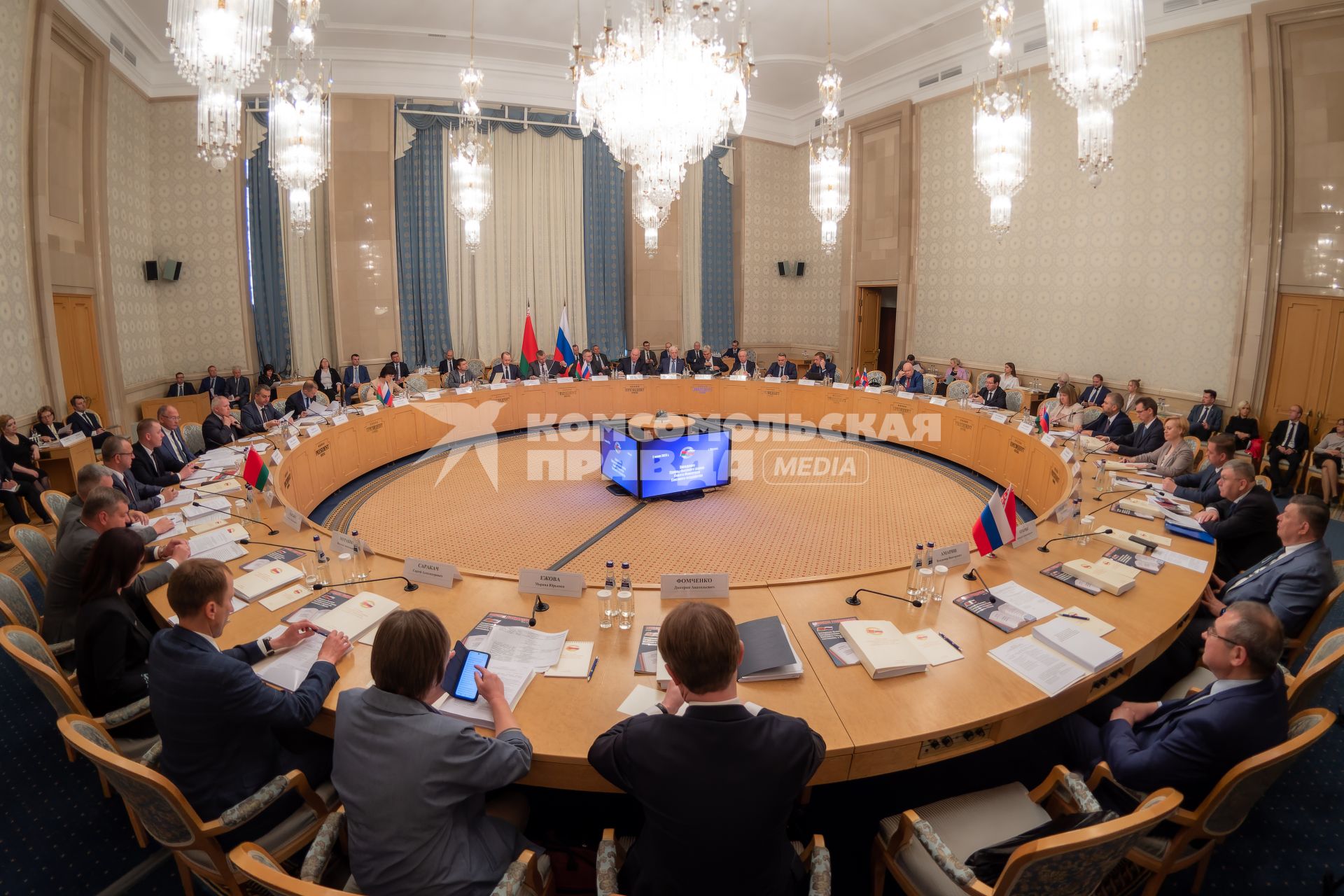 Москва. Заседание Группы высокого уровня Совета Министров Союзного государства.