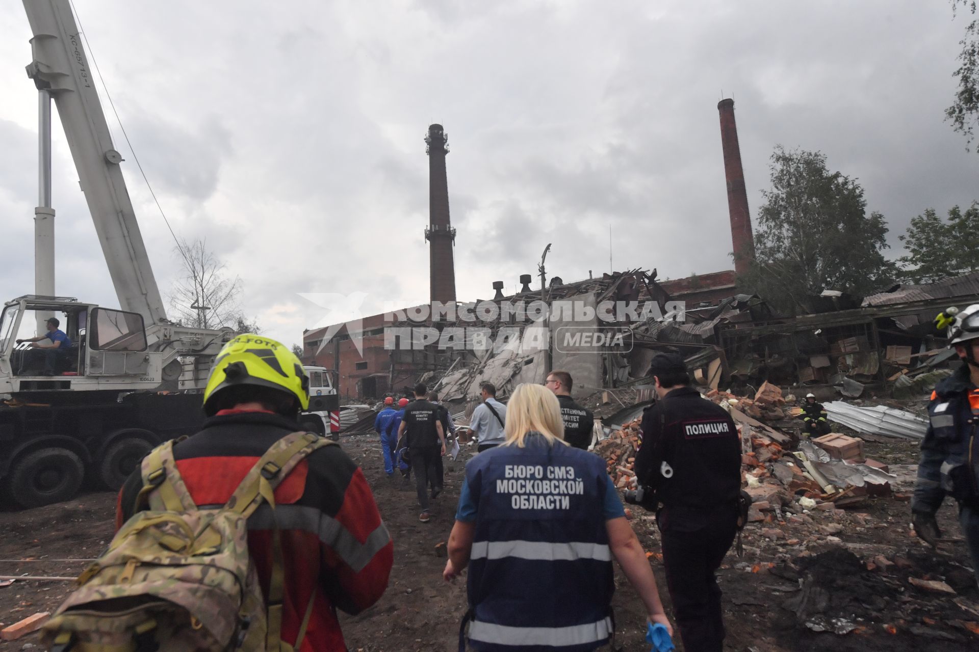 Взрыв на Загорском оптико-механическом заводе в Сергиевом Посаде
