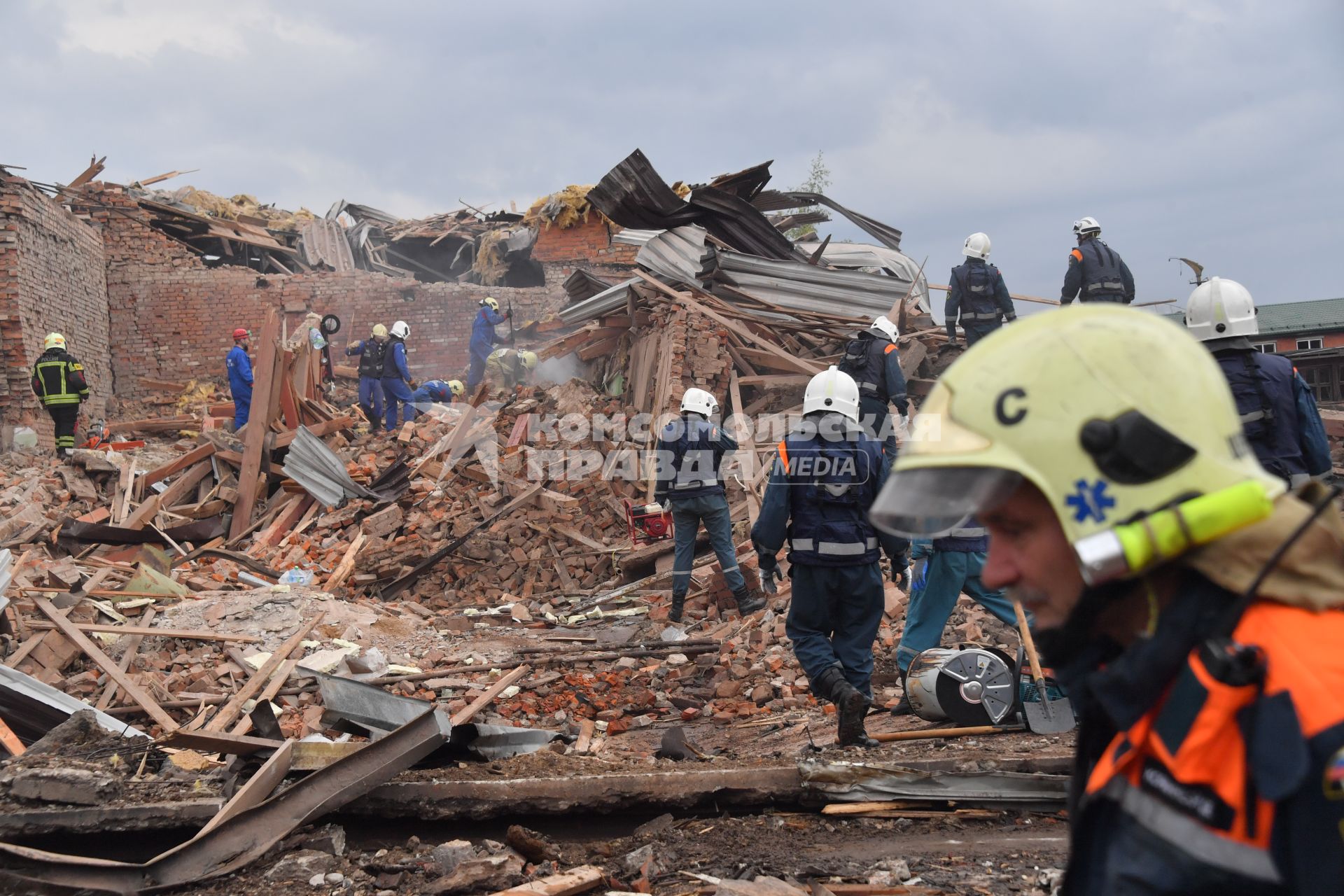 Взрыв на Загорском оптико-механическом заводе в Сергиевом Посаде