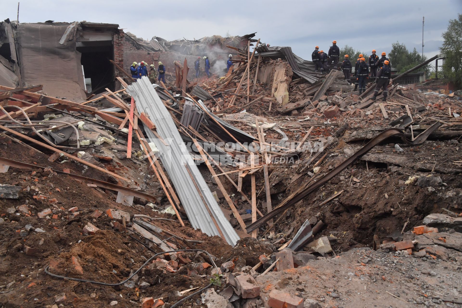 Взрыв на Загорском оптико-механическом заводе в Сергиевом Посаде