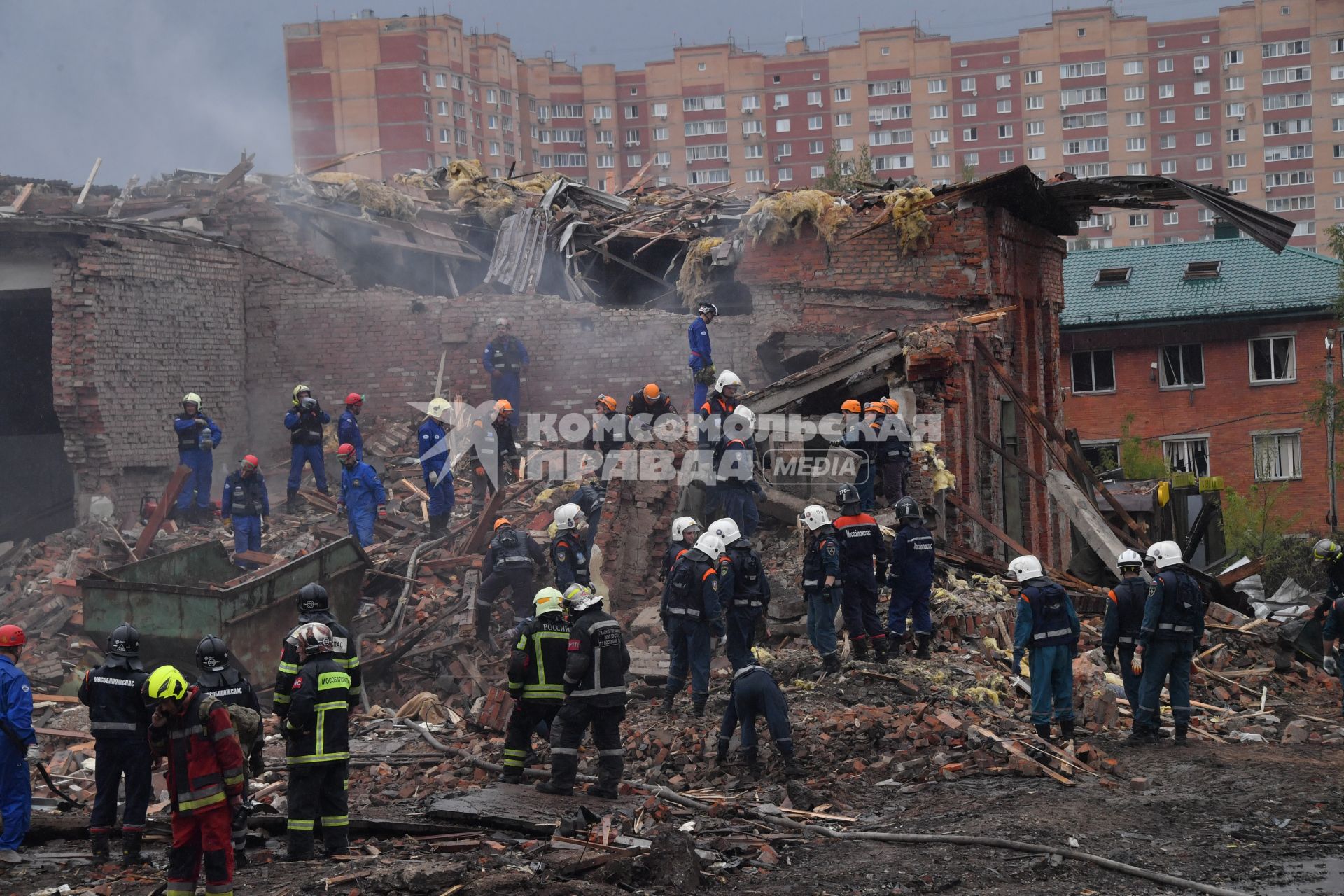 Взрыв на Загорском оптико-механическом заводе в Сергиевом Посаде