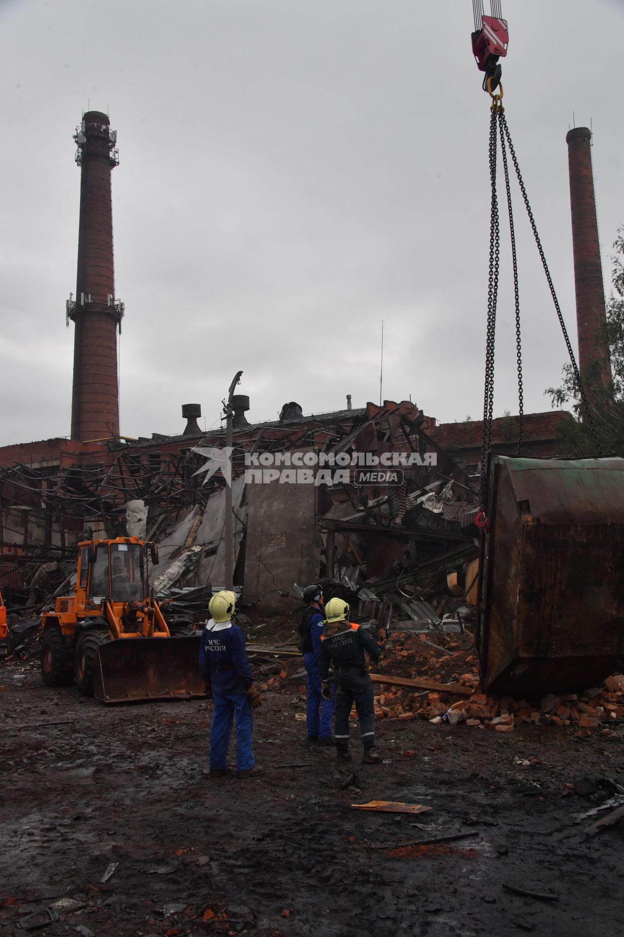 Взрыв на Загорском оптико-механическом заводе в Сергиевом Посаде