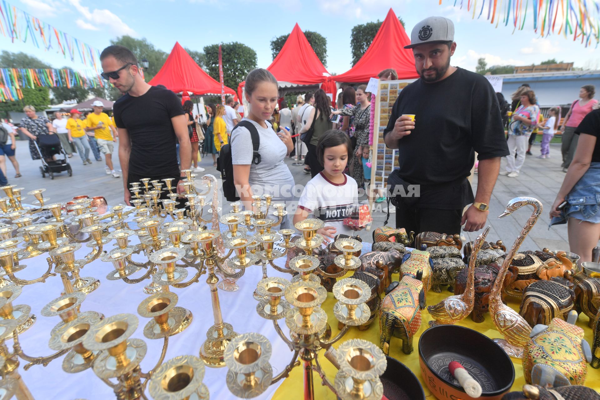 Этнический фестиваль `День Индии` в Москве