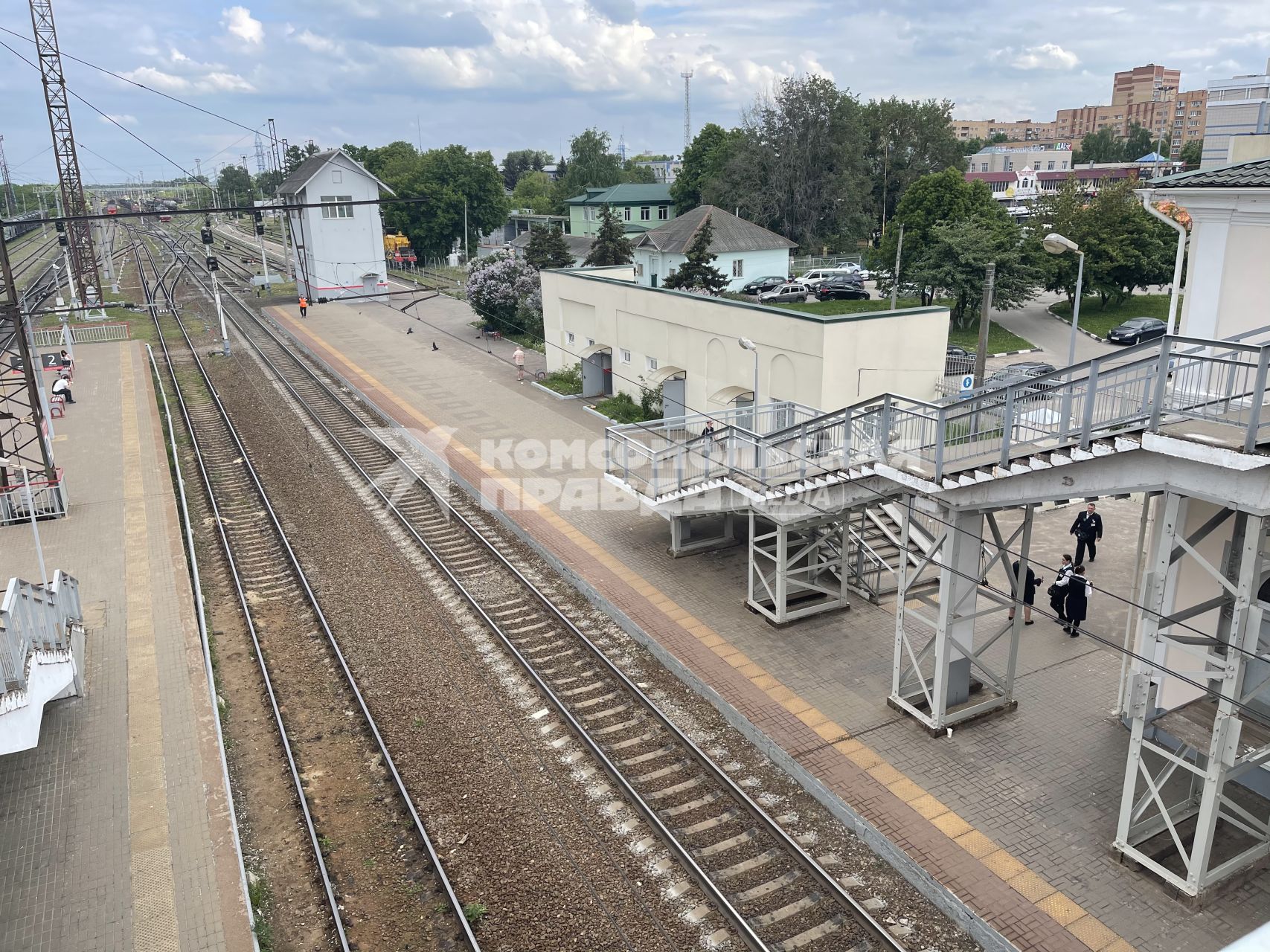 Московская область, г.Коломна. Экскурсия `Кино и домино`. Фильм `Город Зеро` начинается с приезда героя Леонида Филатова на некую станцию, которую сыграл вокзал `Голутвин`.