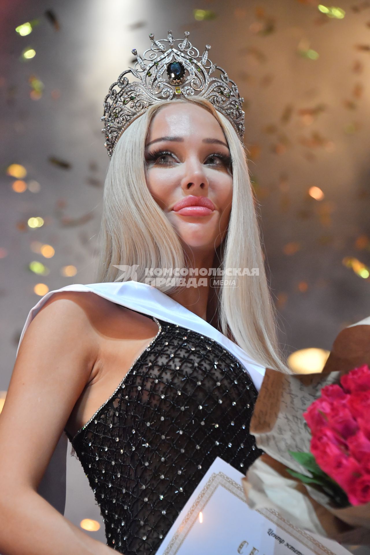 Москва. Победительница конкурса красоты `Мисс Москва - 2023` Ангелина Бреженская.