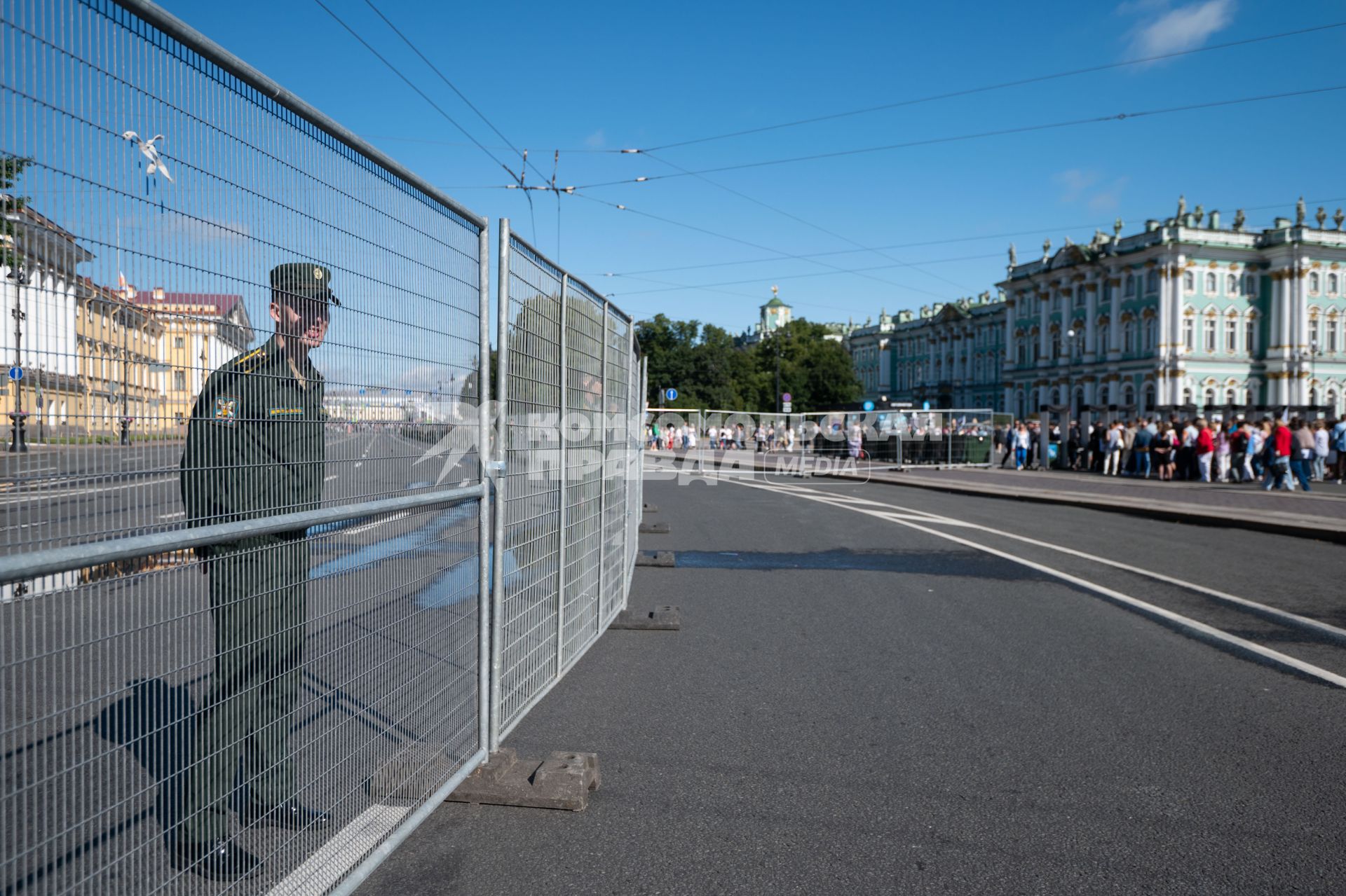 Санкт-Петербург. Во время празднования Дня ВМФ РФ.