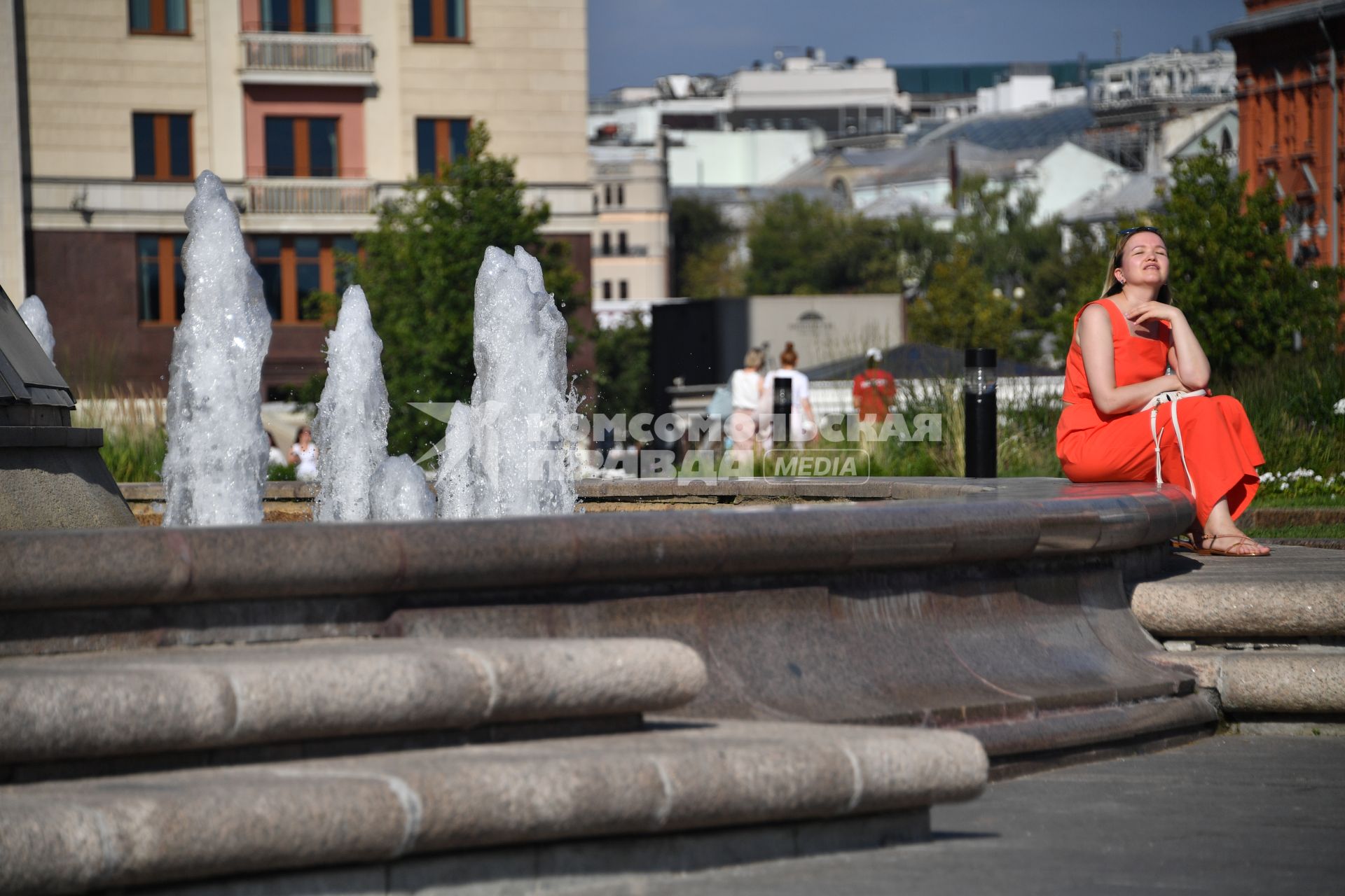 Жара в Москве